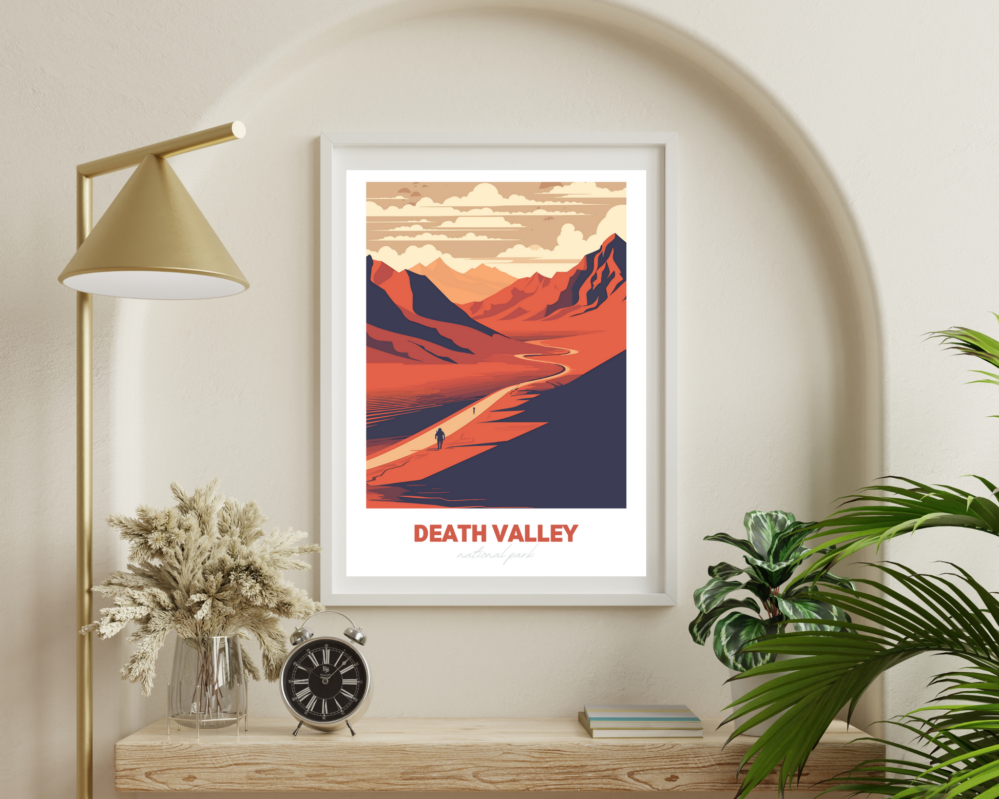 Death Valley National Park Travel Poster Print - Pitchers Design