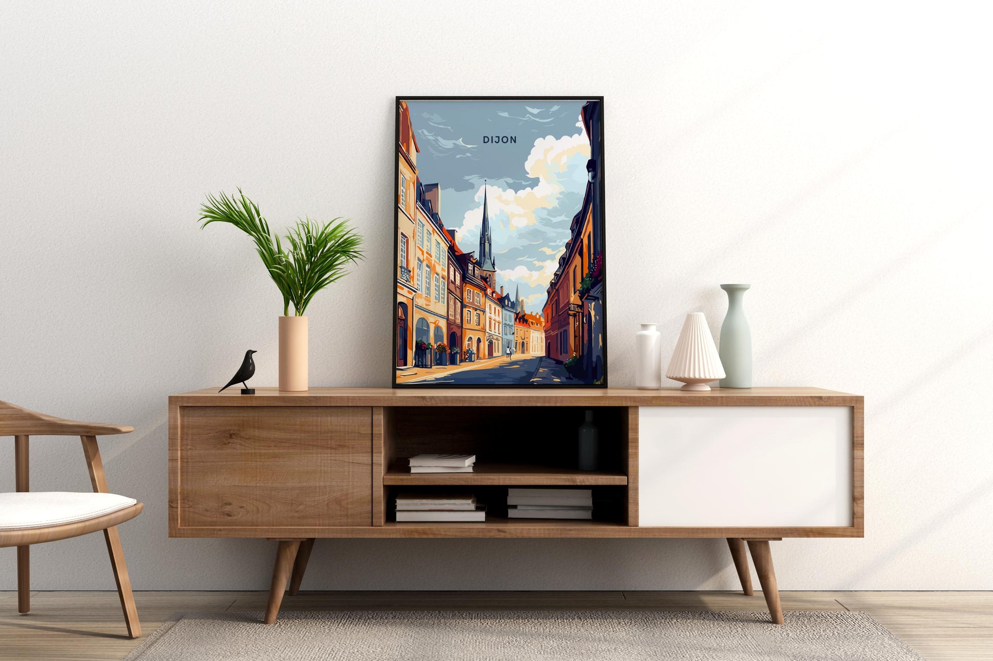 Dijon France Travel Print Poster - Pitchers Design