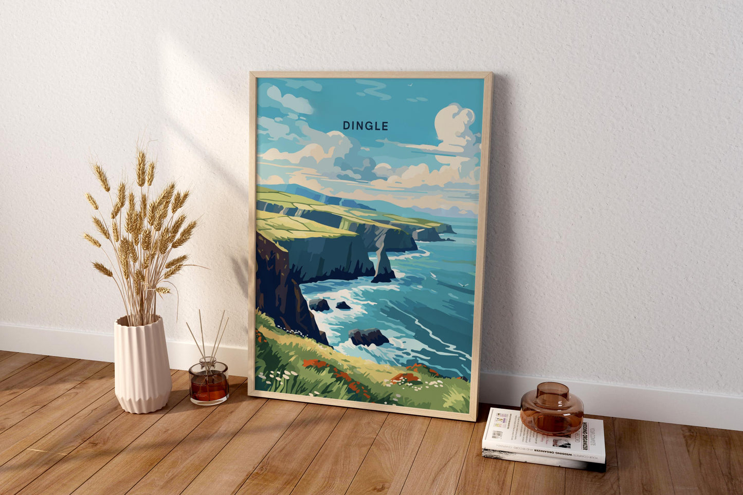 Dingle Ireland Travel Print Poster - Pitchers Design