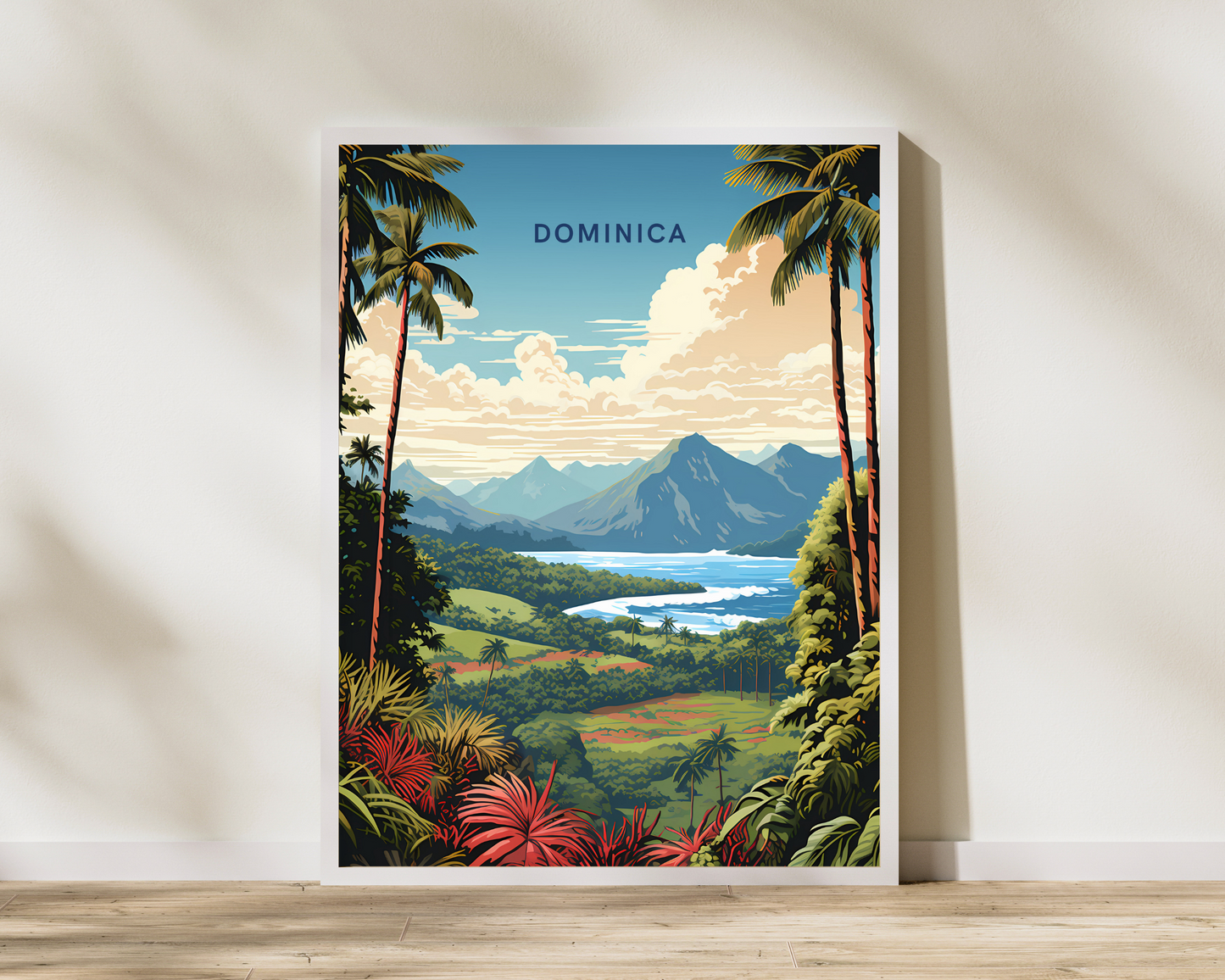 Dominica Travel Poster Print - Pitchers Design