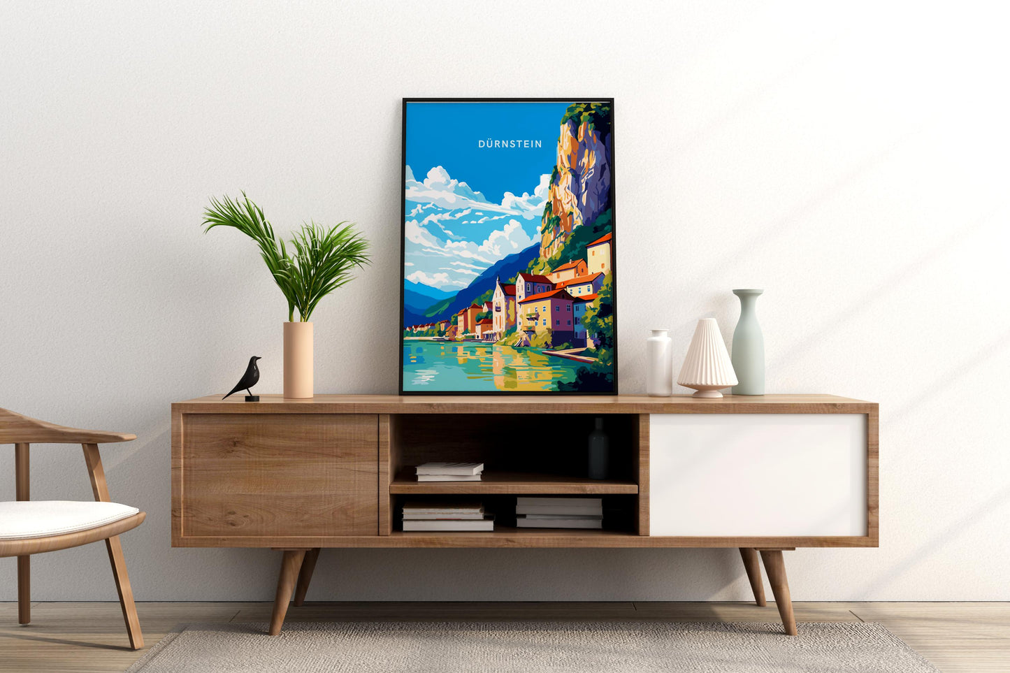 Dürnstein Austria Travel Print Poster - Pitchers Design