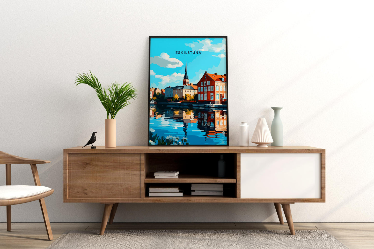 Eskilstuna Sweden Travel Print Poster - Pitchers Design