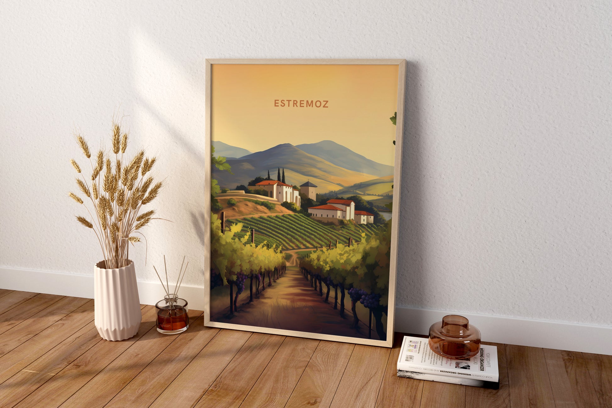 Estremoz Portugal Travel Print Poster - Pitchers Design