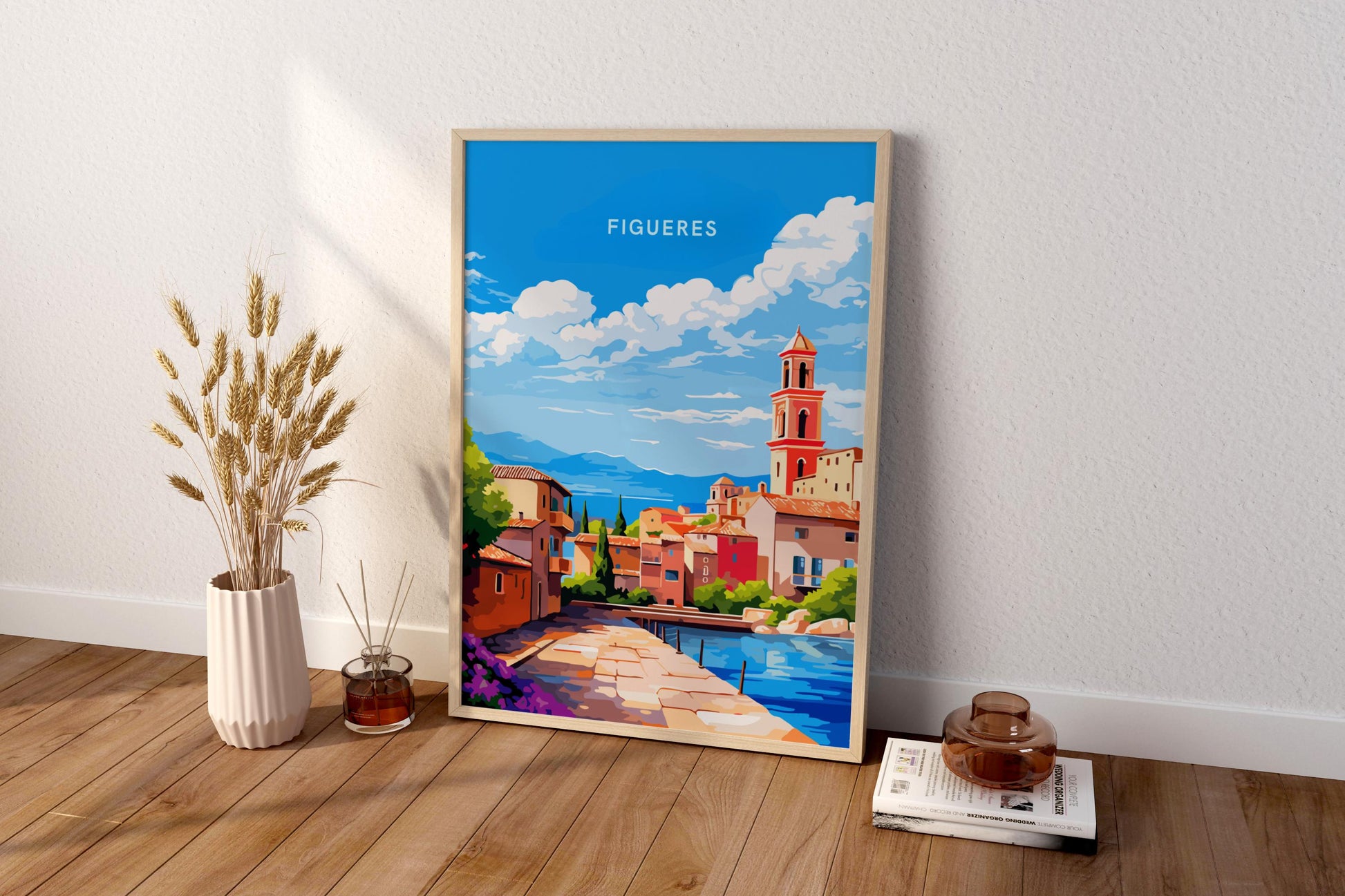 Figueres Spain Travel Print Poster - Pitchers Design