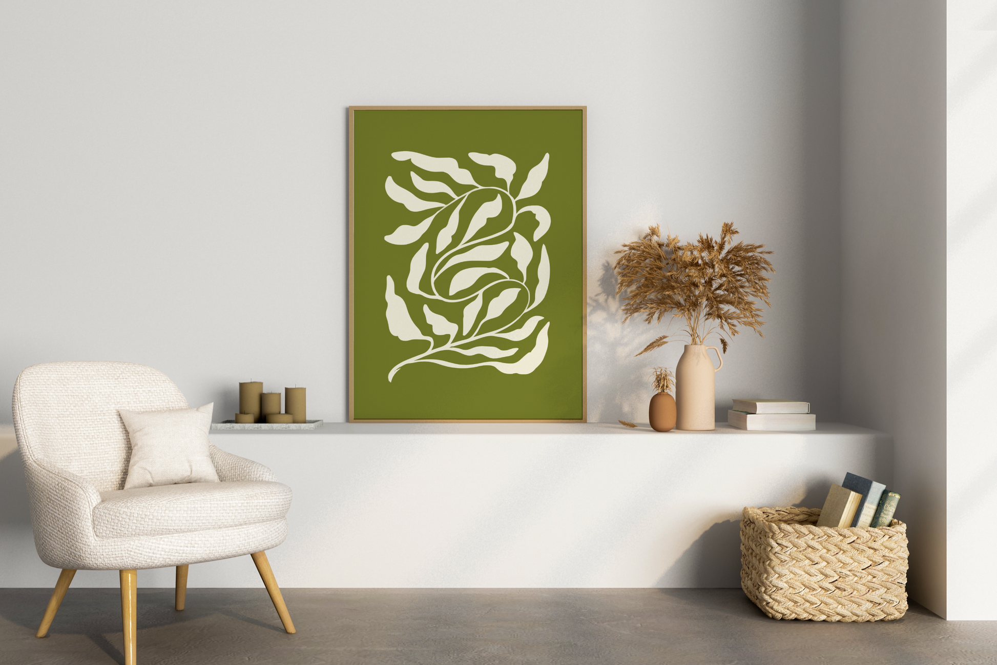 Foliage Abstract Art Print No.1 Print Poster - Pitchers Design