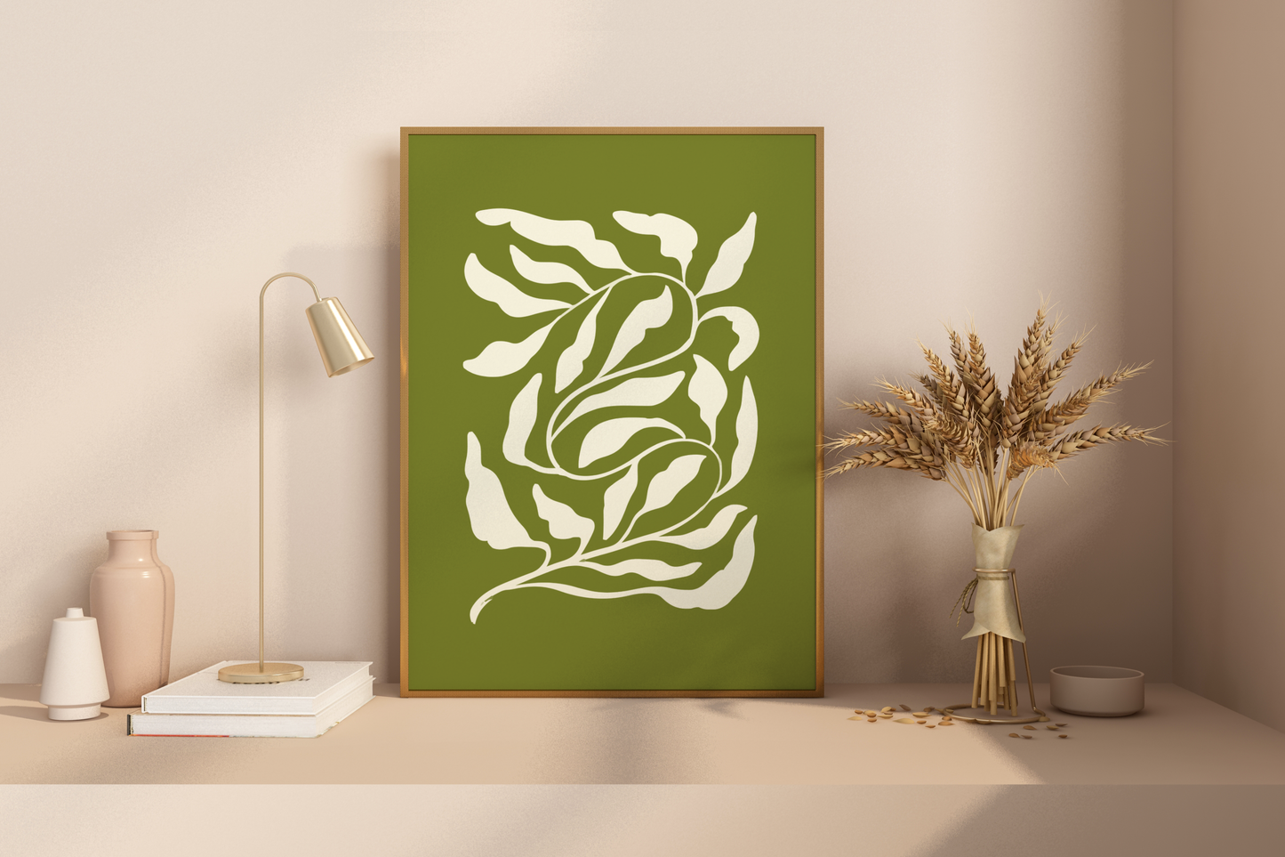 Foliage Abstract Art Print No.1 Print Poster - Pitchers Design