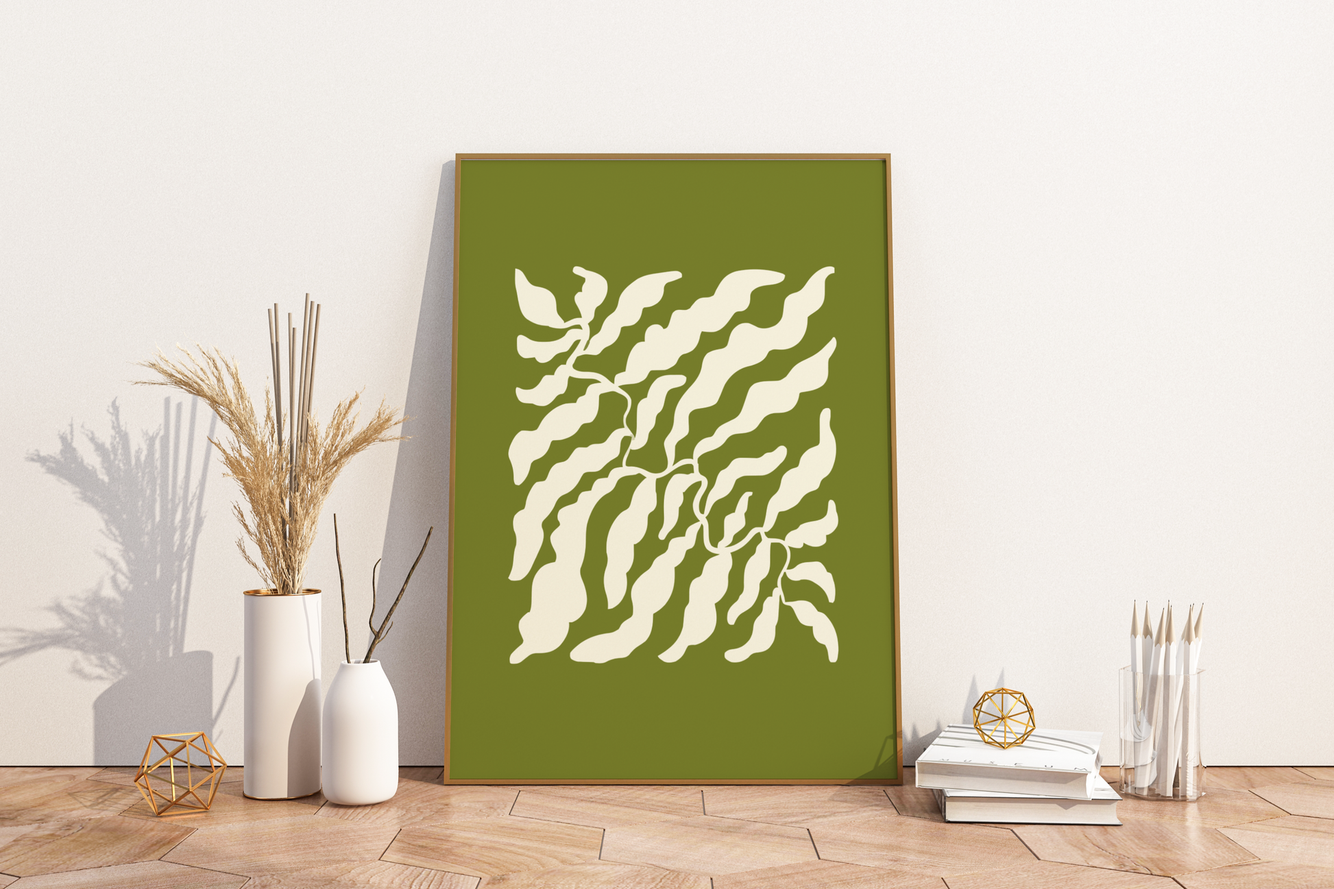 Foliage Abstract Art Print No.2 Art Print Poster - Pitchers Design