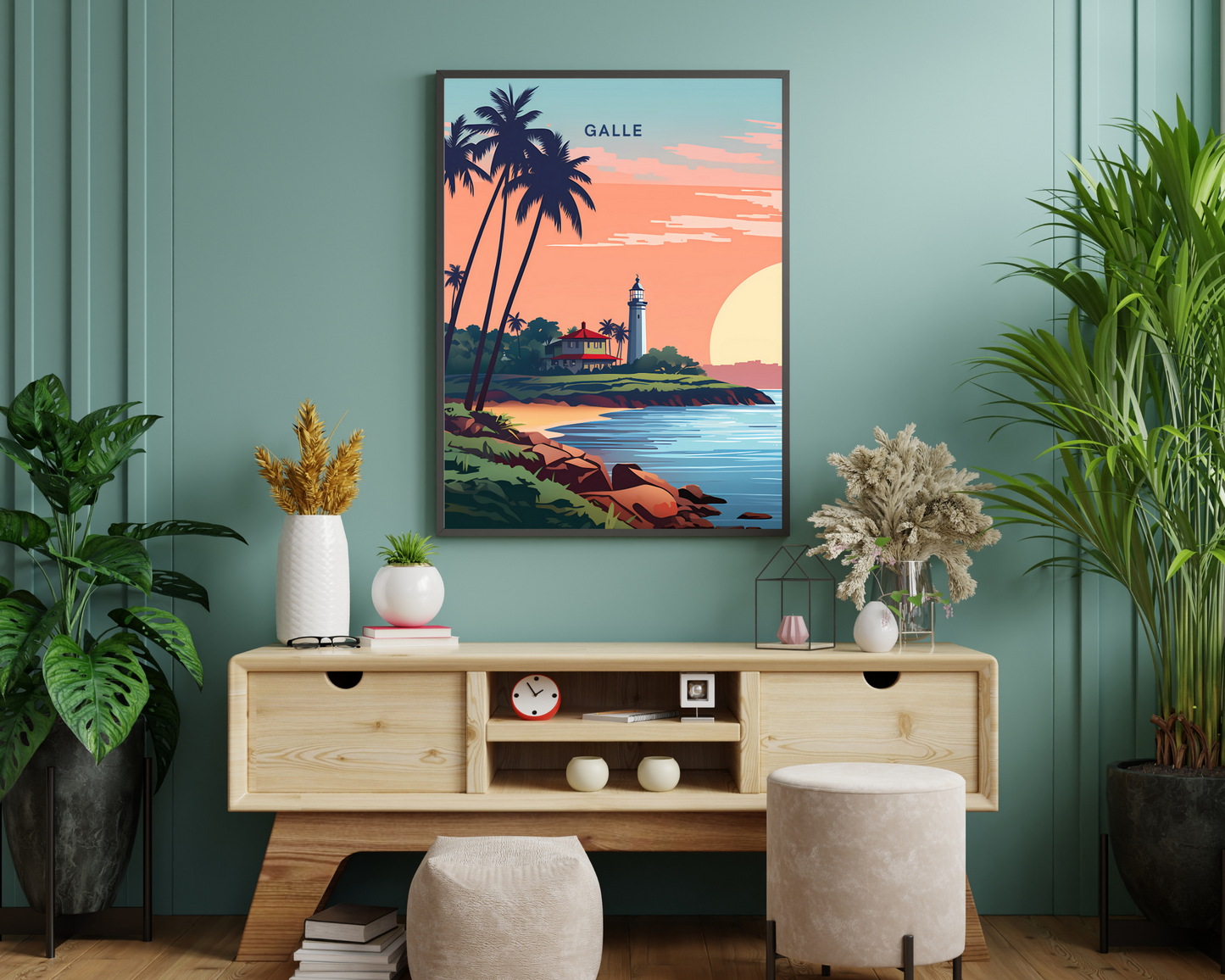 Galle Sri Lanka Travel Poster Print - Pitchers Design