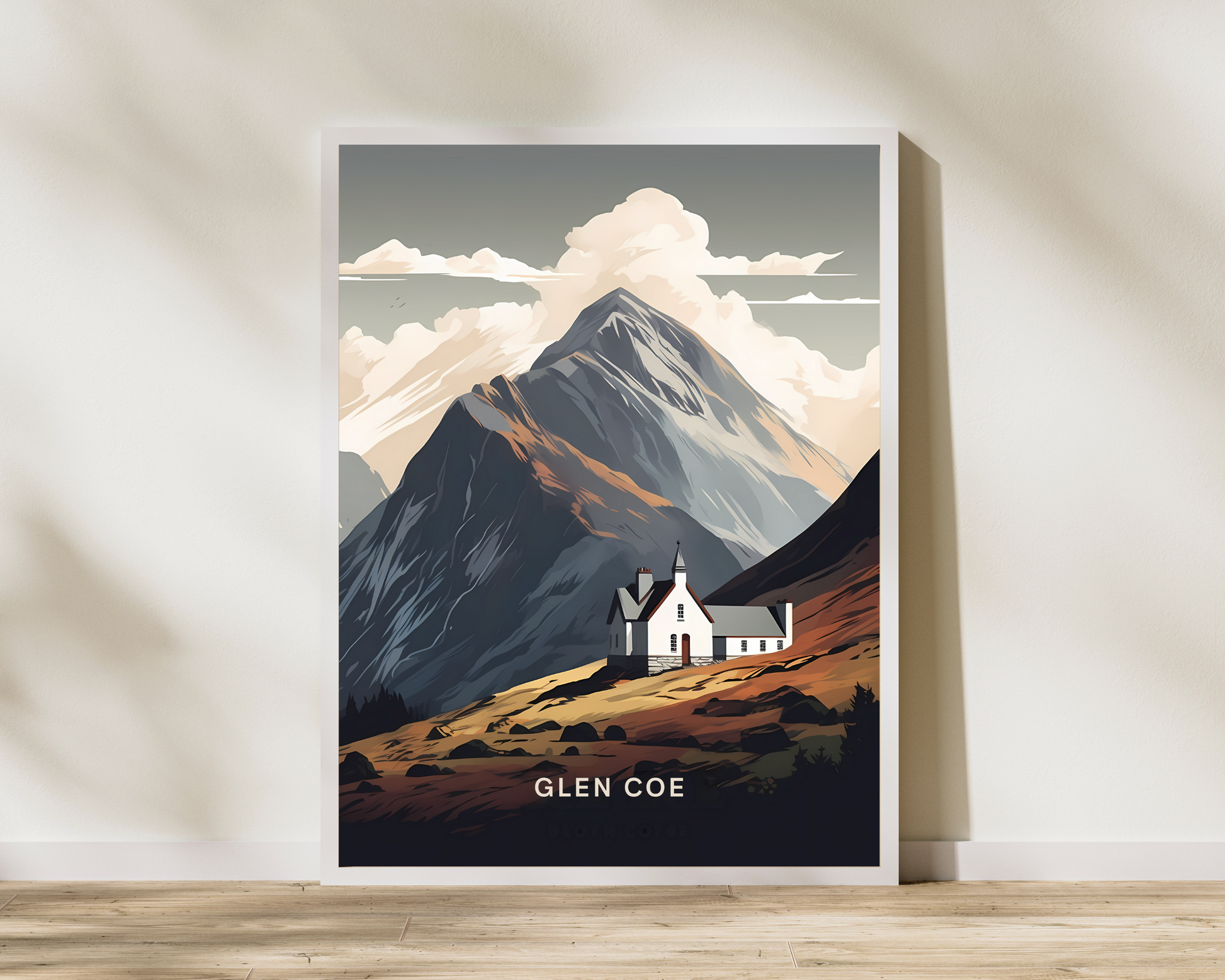 Glen Coe Scotland Travel Poster Print - Pitchers Design