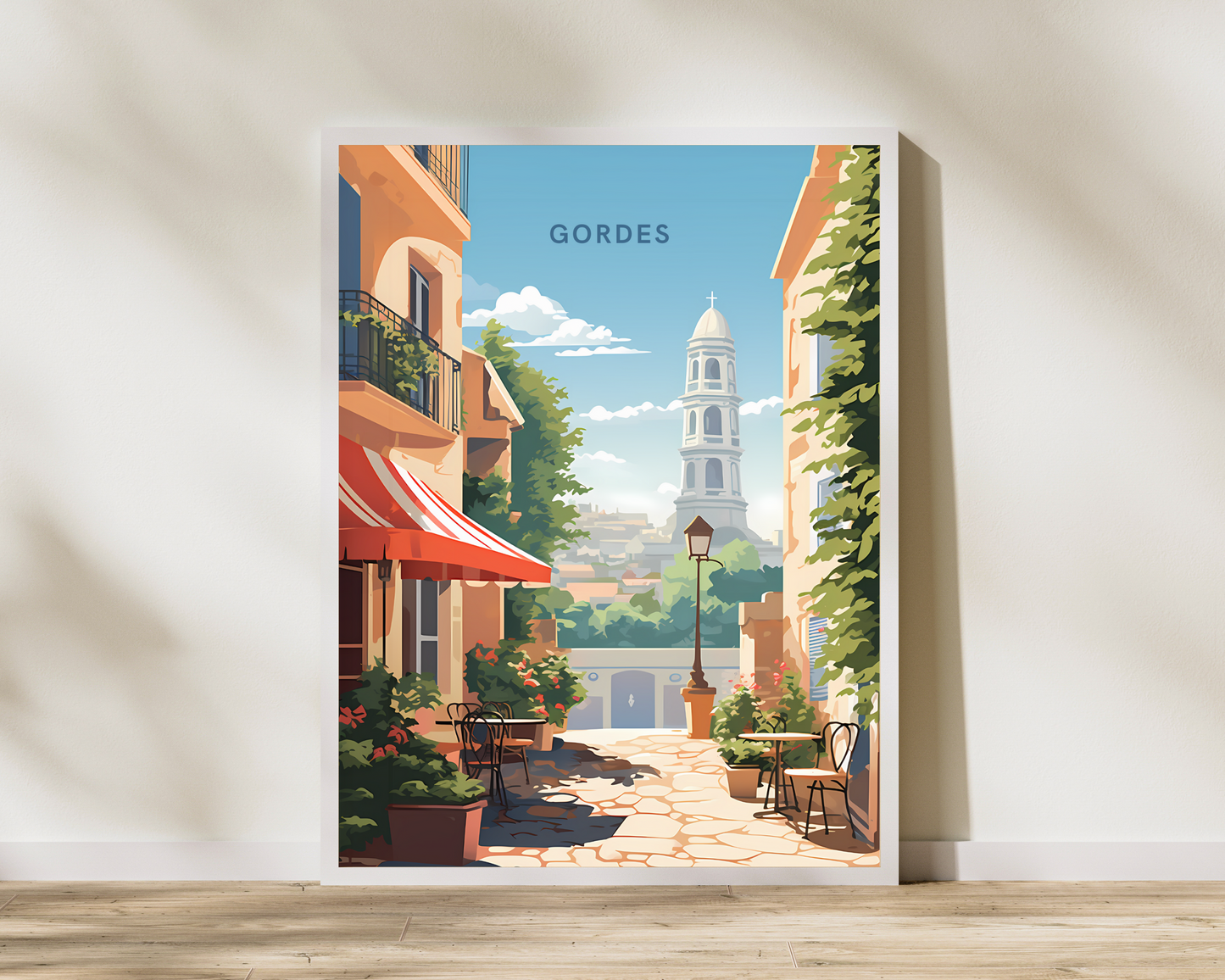 Gordes France Travel Poster Print - Pitchers Design