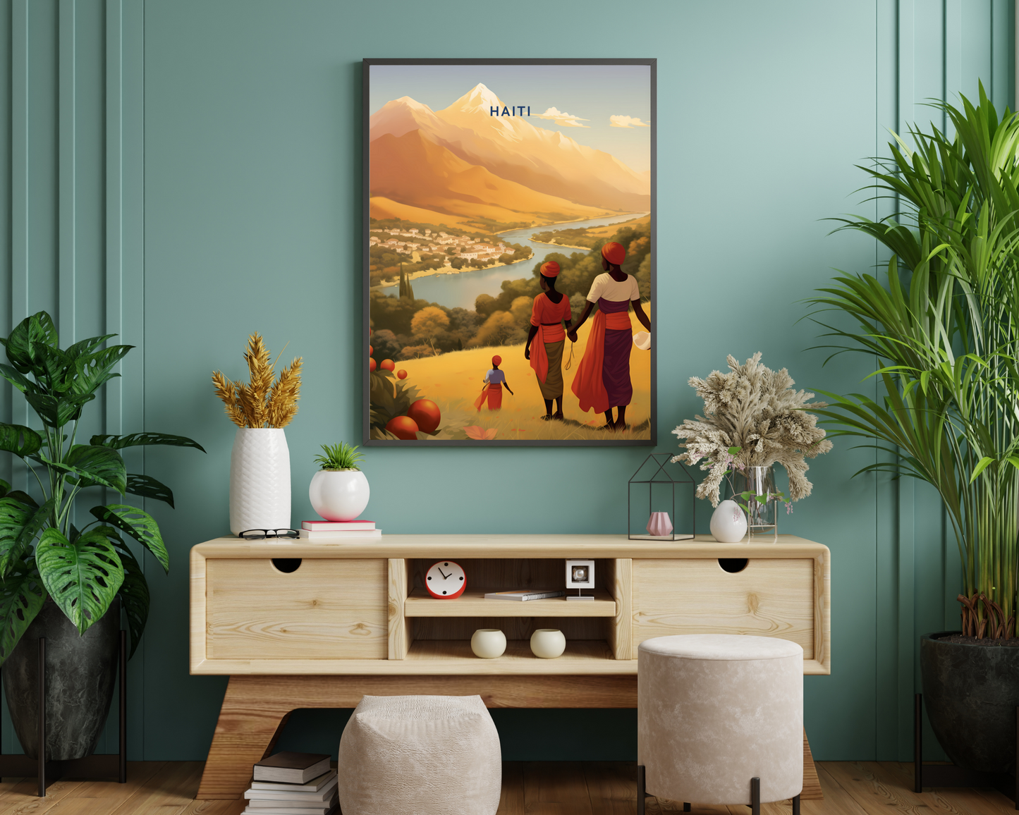 Haiti Travel Poster Print - Pitchers Design