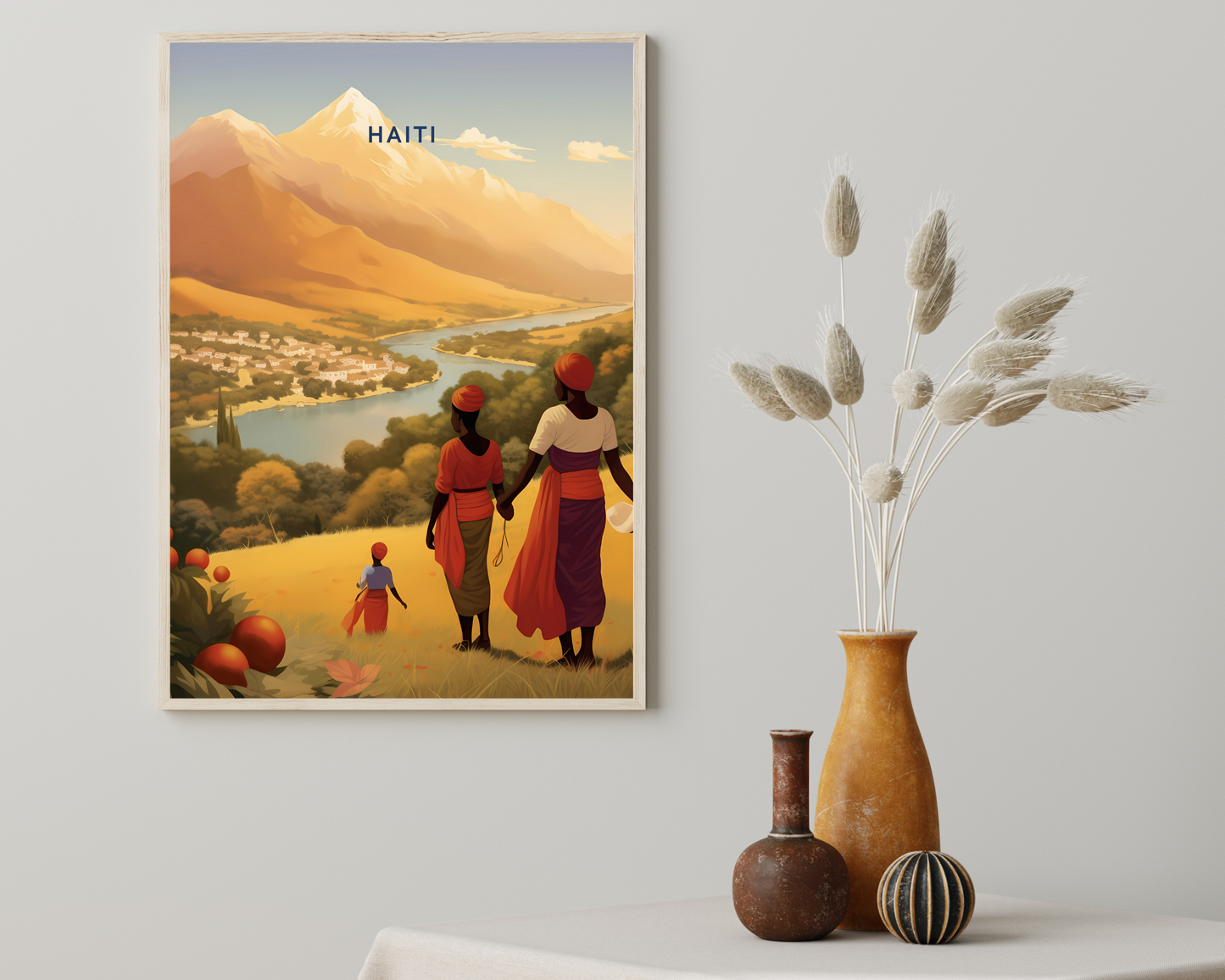 Haiti Travel Poster Print - Pitchers Design