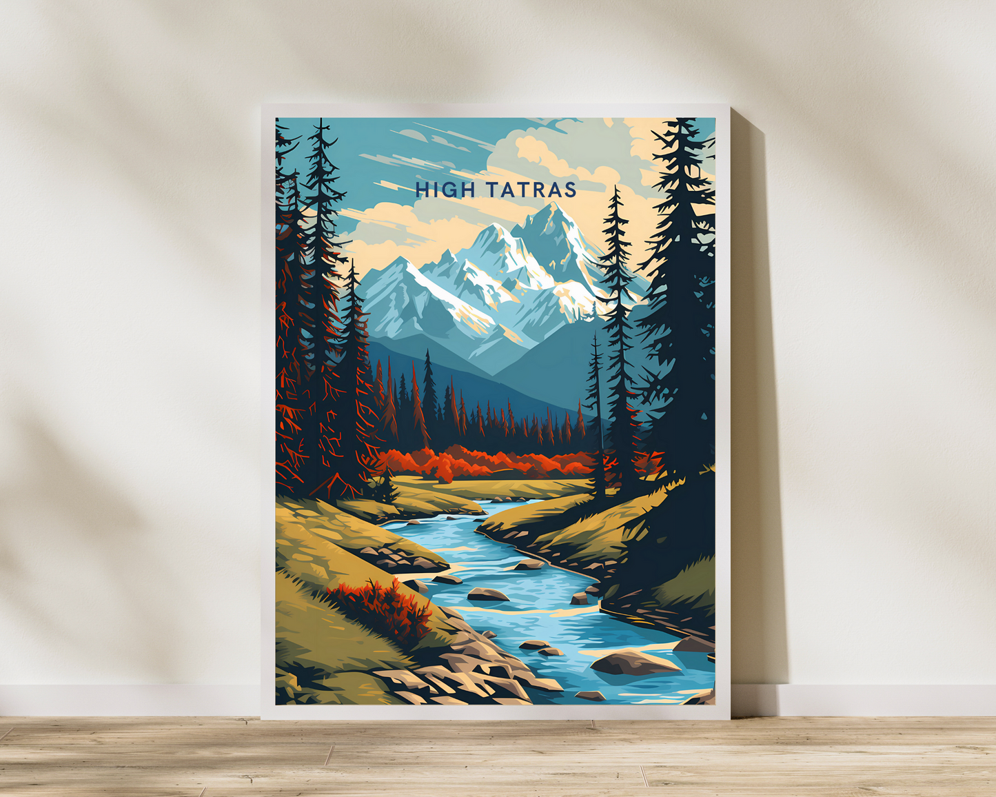 High Tatras Slovakia Travel Poster Print - Pitchers Design