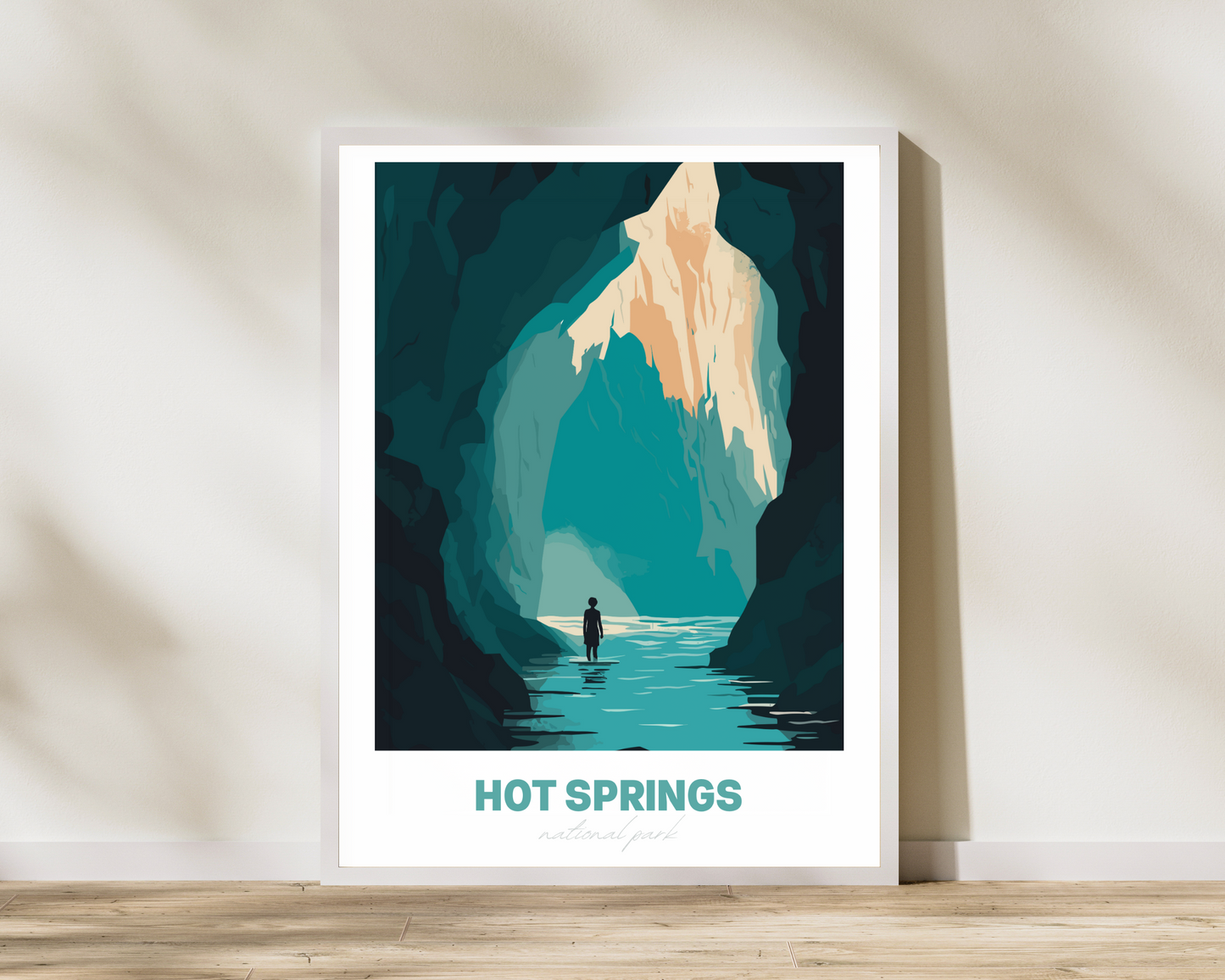 Hot Springs National Park Travel Poster Print - Pitchers Design