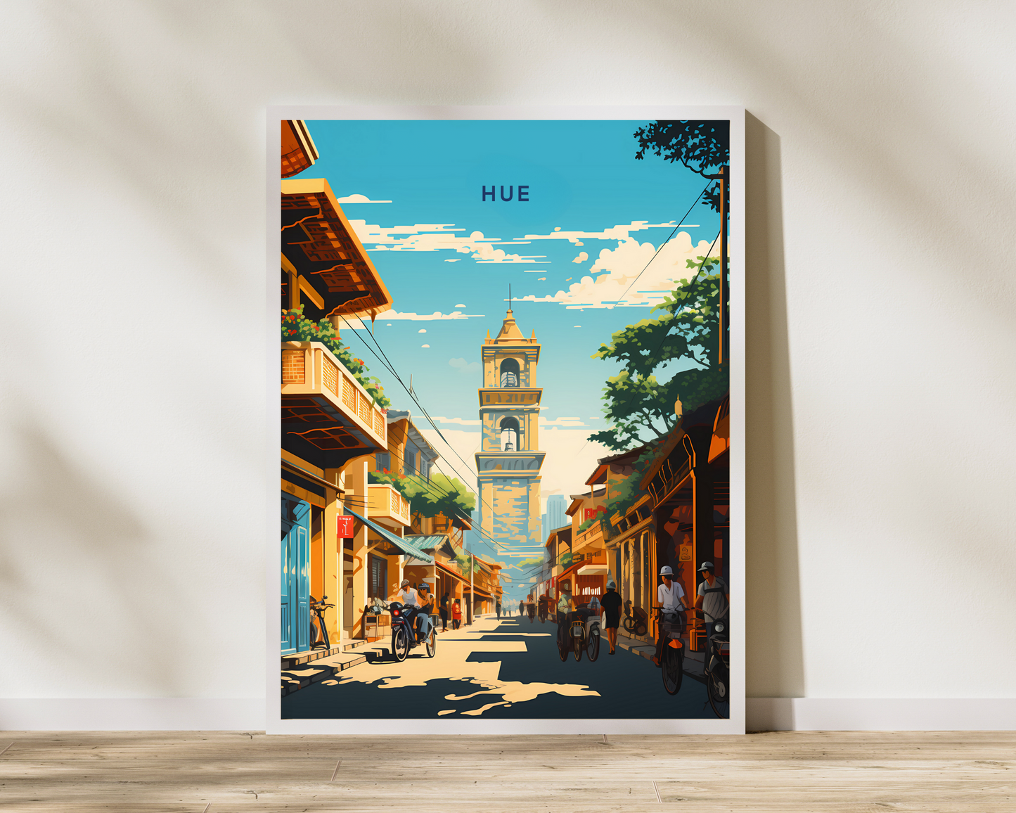 Hue Vietnam Travel Poster Print - Pitchers Design