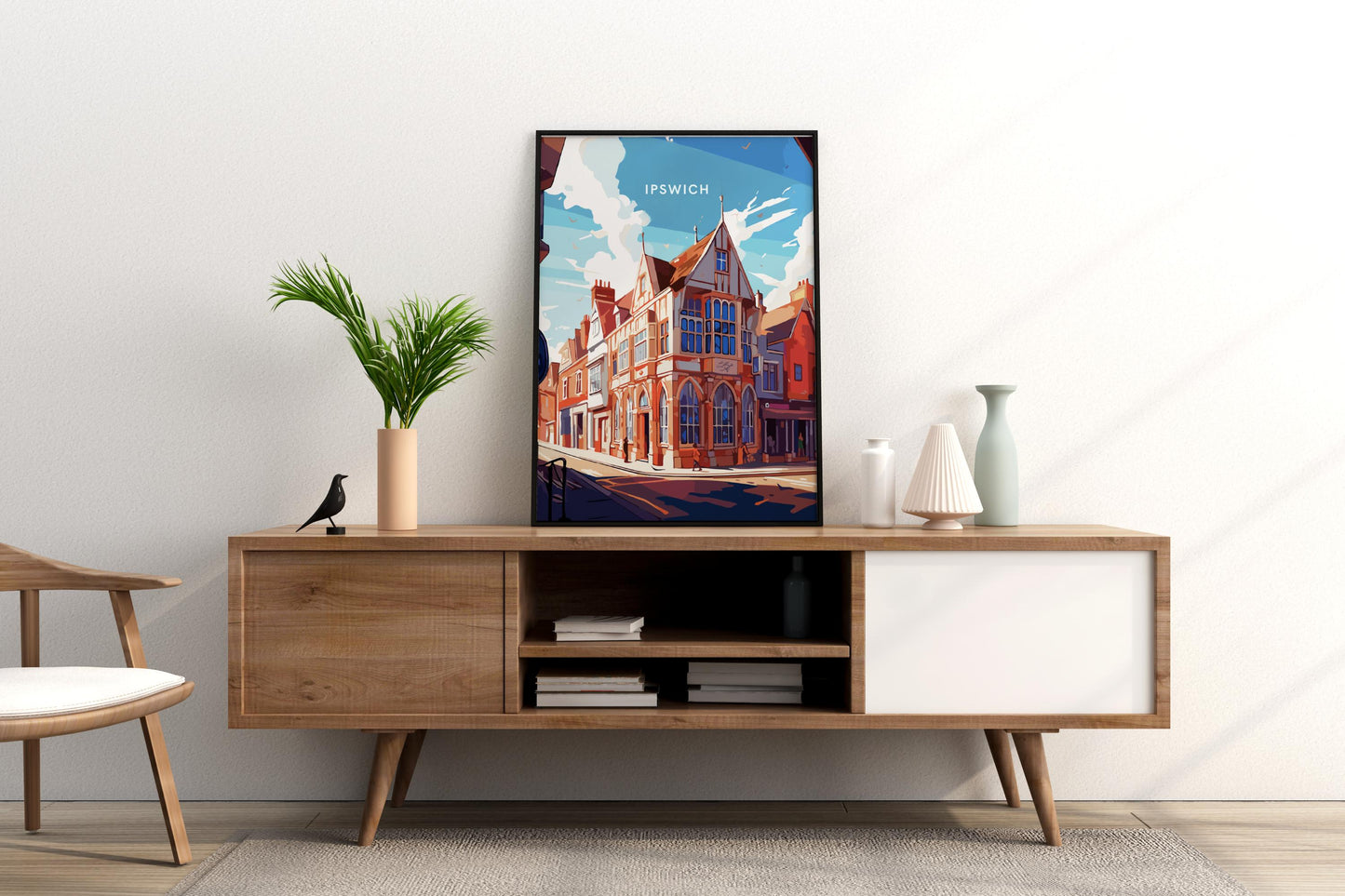 Ipswich England UK Travel Print Poster