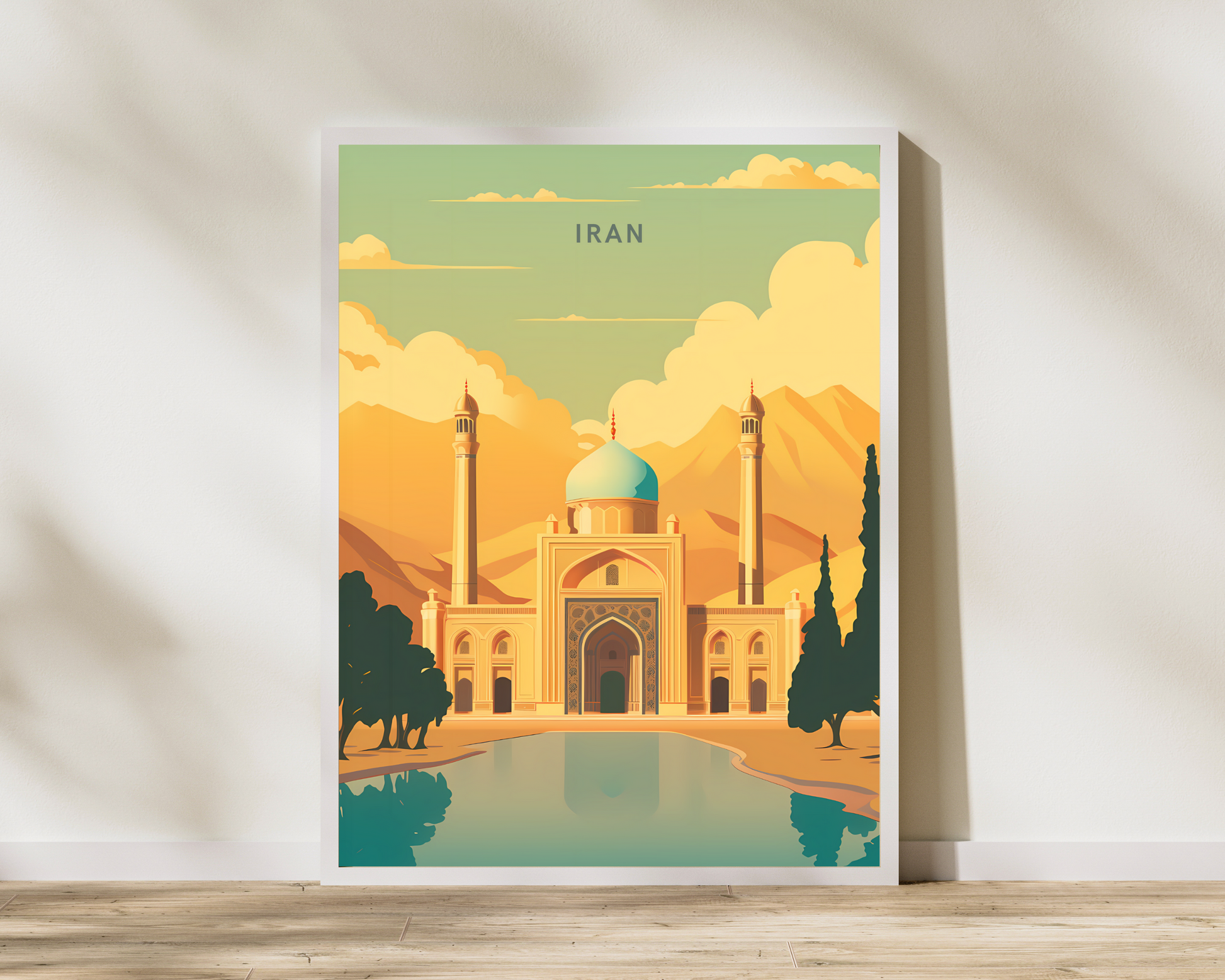 Iran Travel Poster Print - Pitchers Design