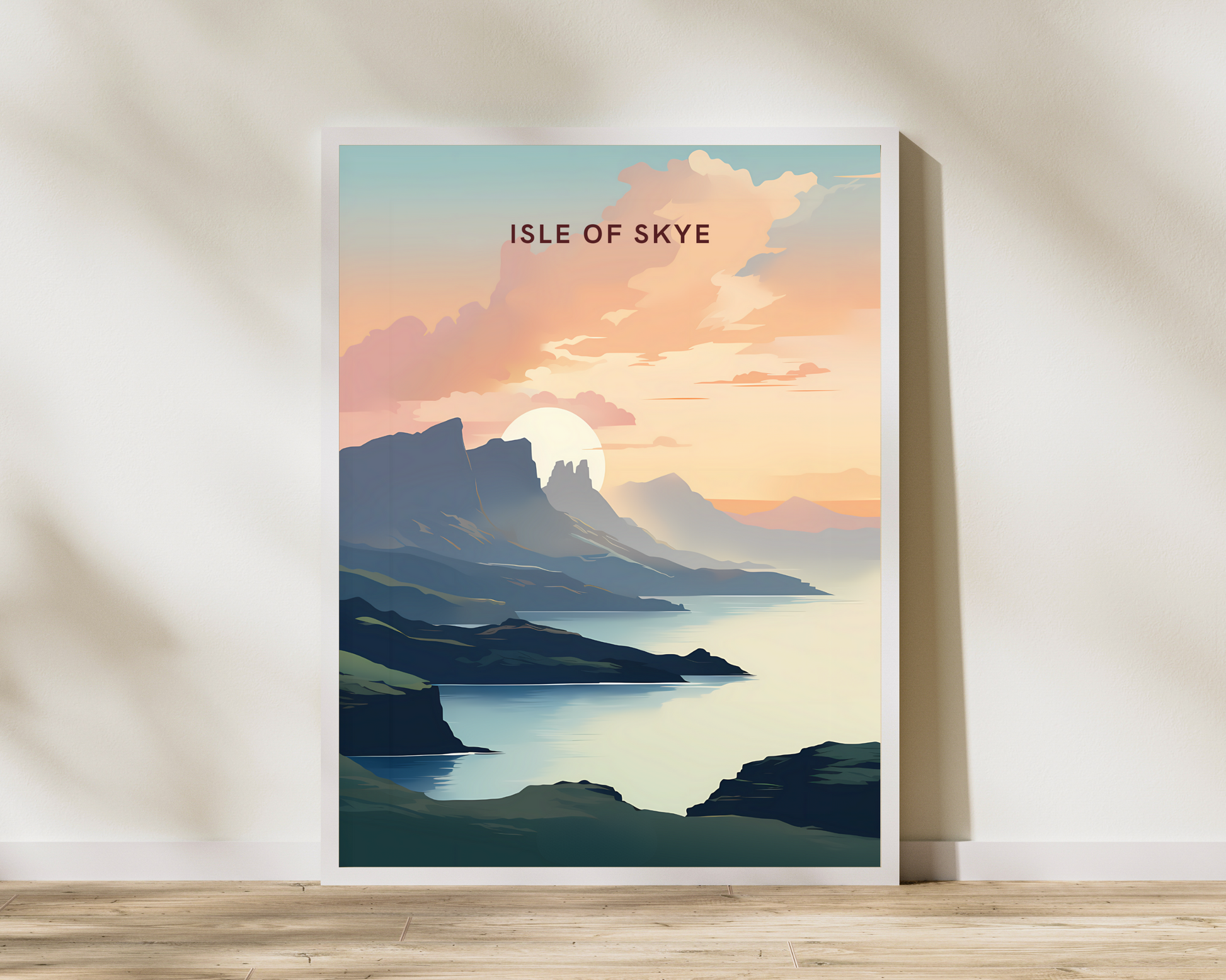 Isle of Skye Scotland Travel Poster Print - Pitchers Design