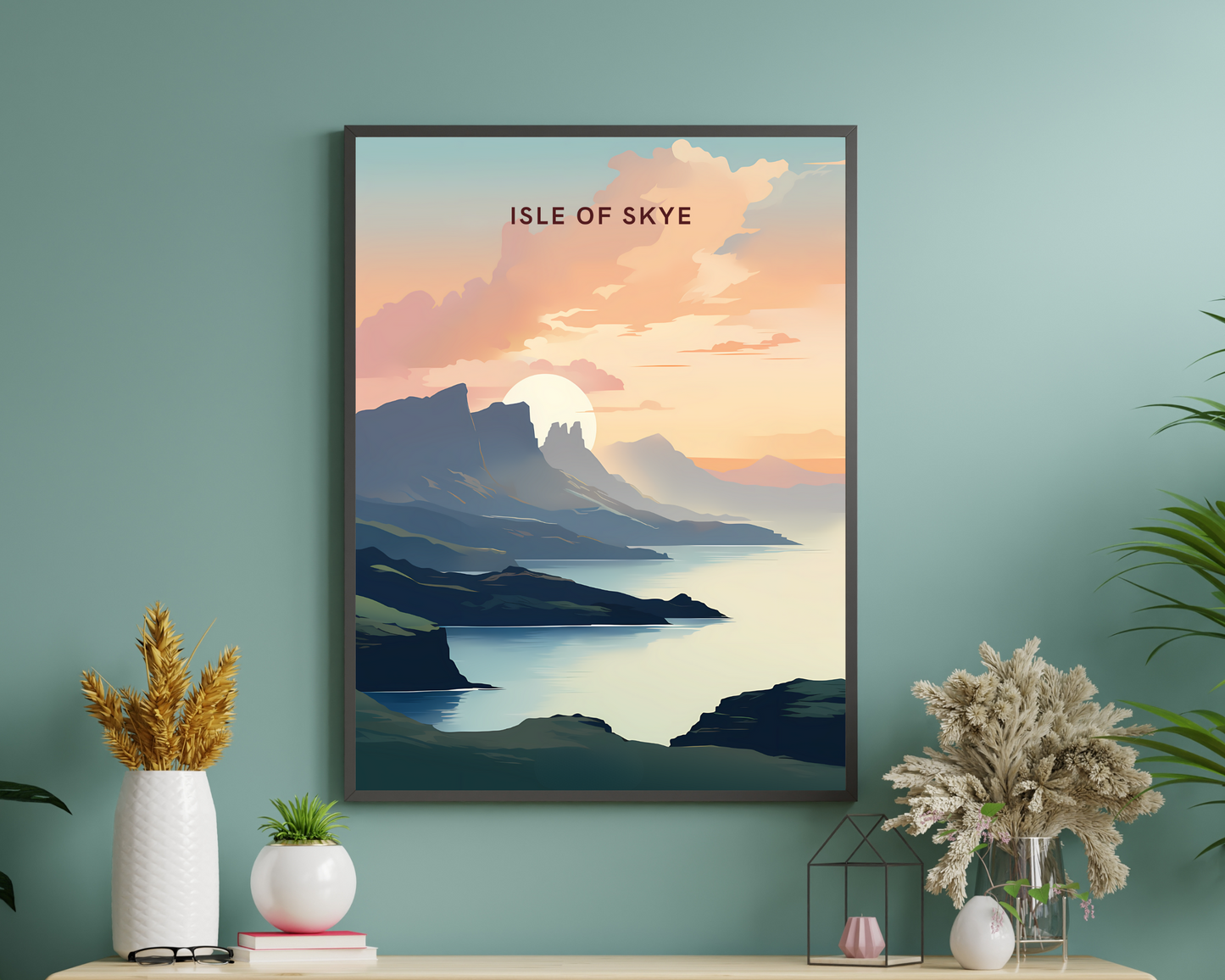 Isle of Skye Scotland Travel Poster Print - Pitchers Design