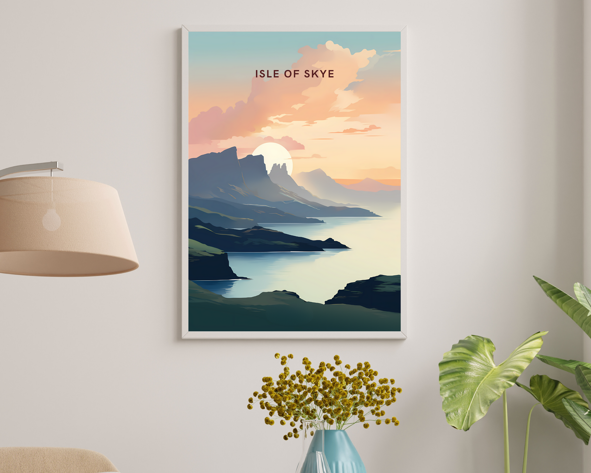 Isle of Skye Scotland Travel Poster Print - Pitchers Design