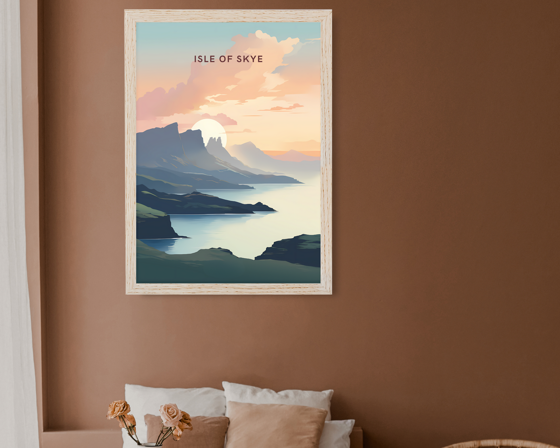 Isle of Skye Scotland Travel Poster Print - Pitchers Design