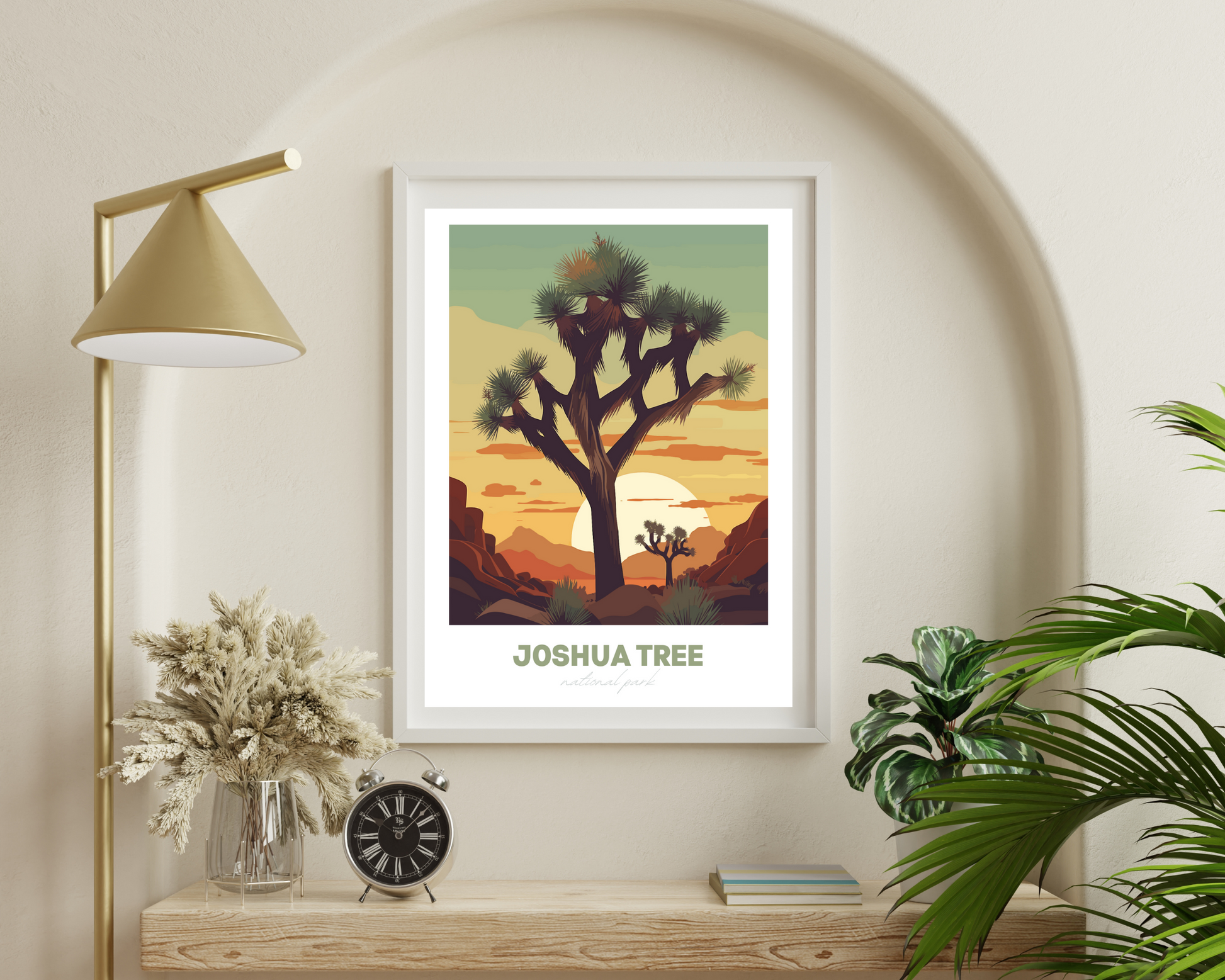 Joshua Tree National Park Travel Poster Print - Pitchers Design