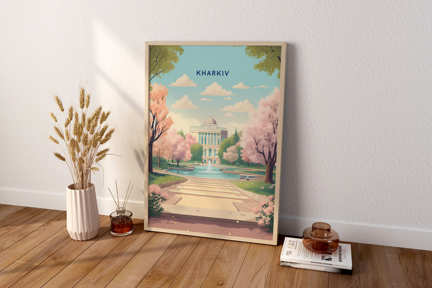 Kharkiv Ukraine Travel Print Poster - Pitchers Design