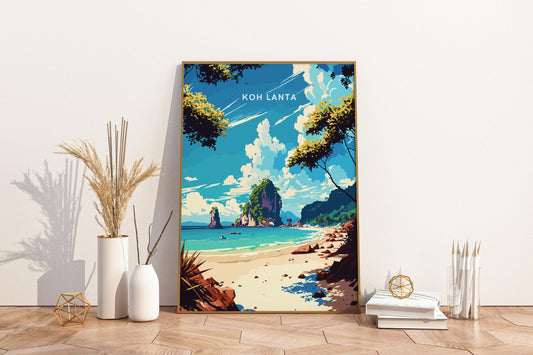 Koh Lanta Thailand Travel Print Poster