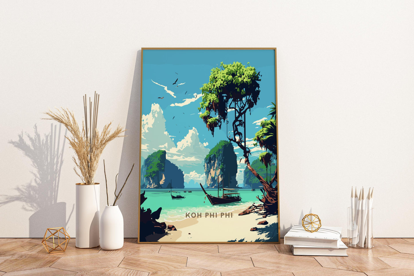 Koh Phi Phi Thailand Reisedruck Poster