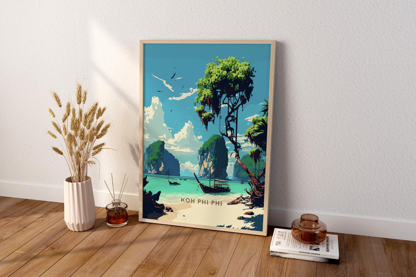 Koh Phi Phi Thailand Reisedruck Poster