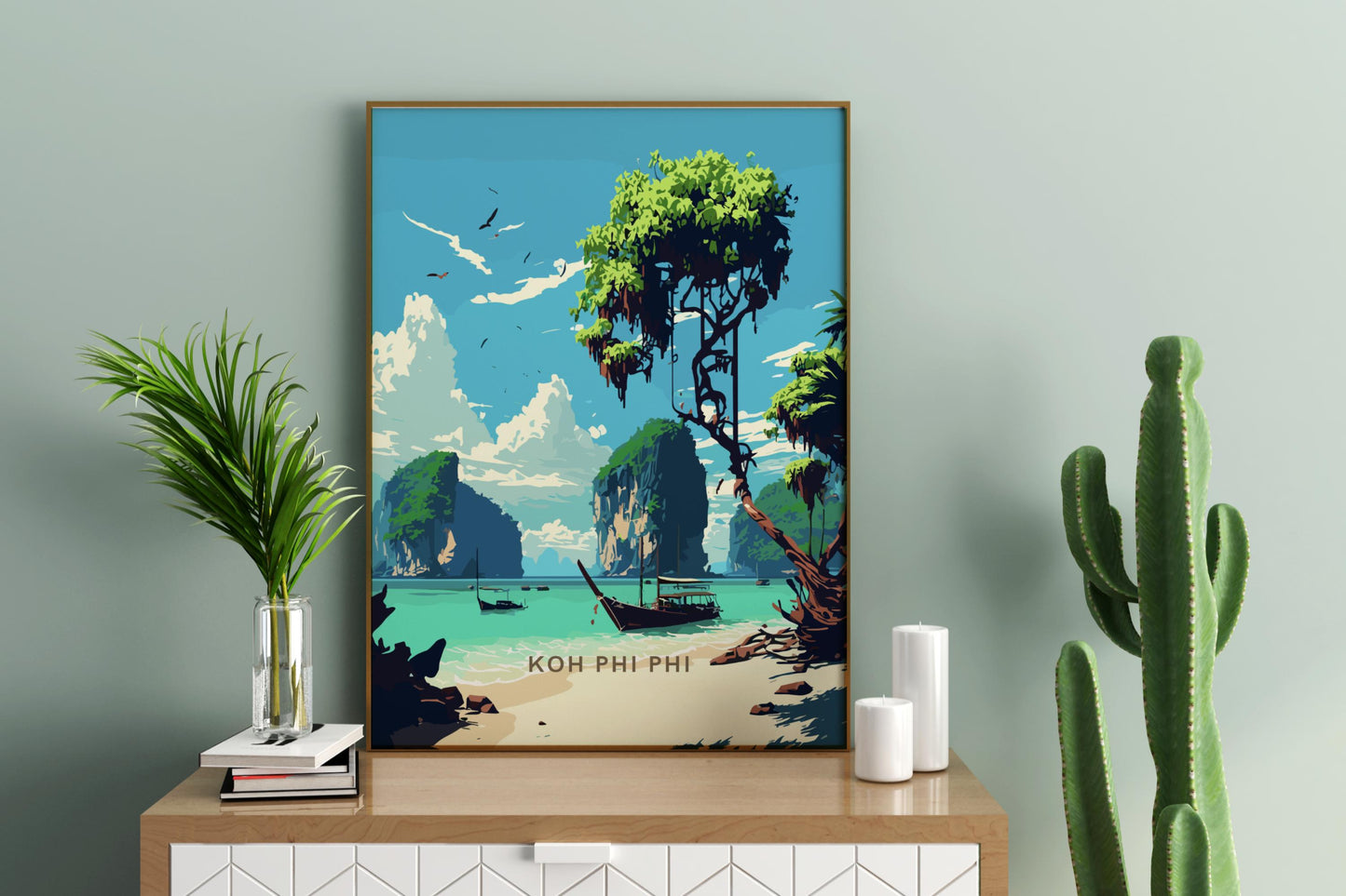 Koh Phi Phi Thailand Reisedruck Poster