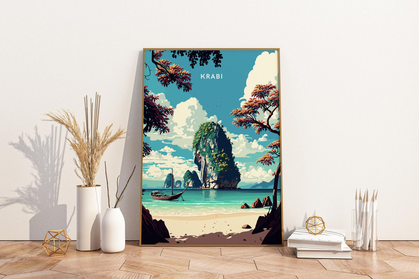 Krabi Thailand Reisedruck Poster