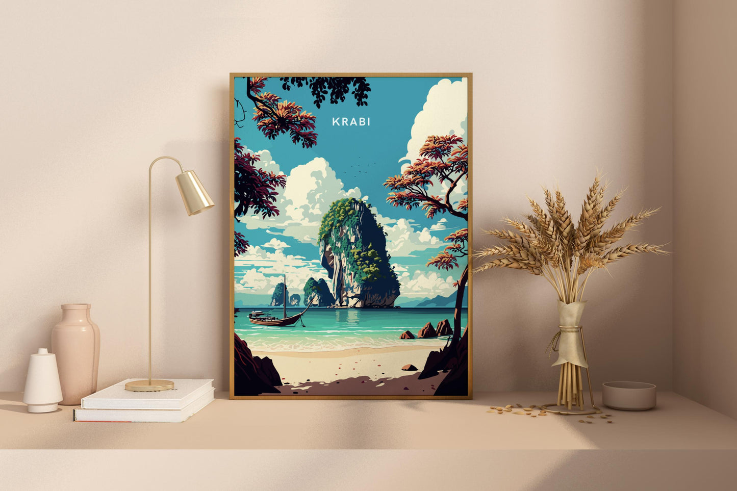 Krabi Thailand Reisedruck Poster