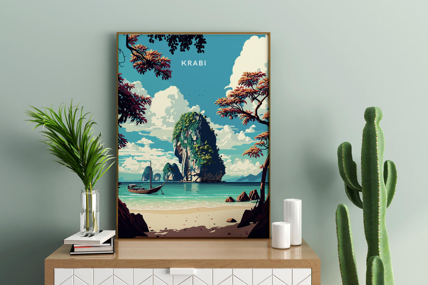 Krabi Thailand Reisedruck Poster