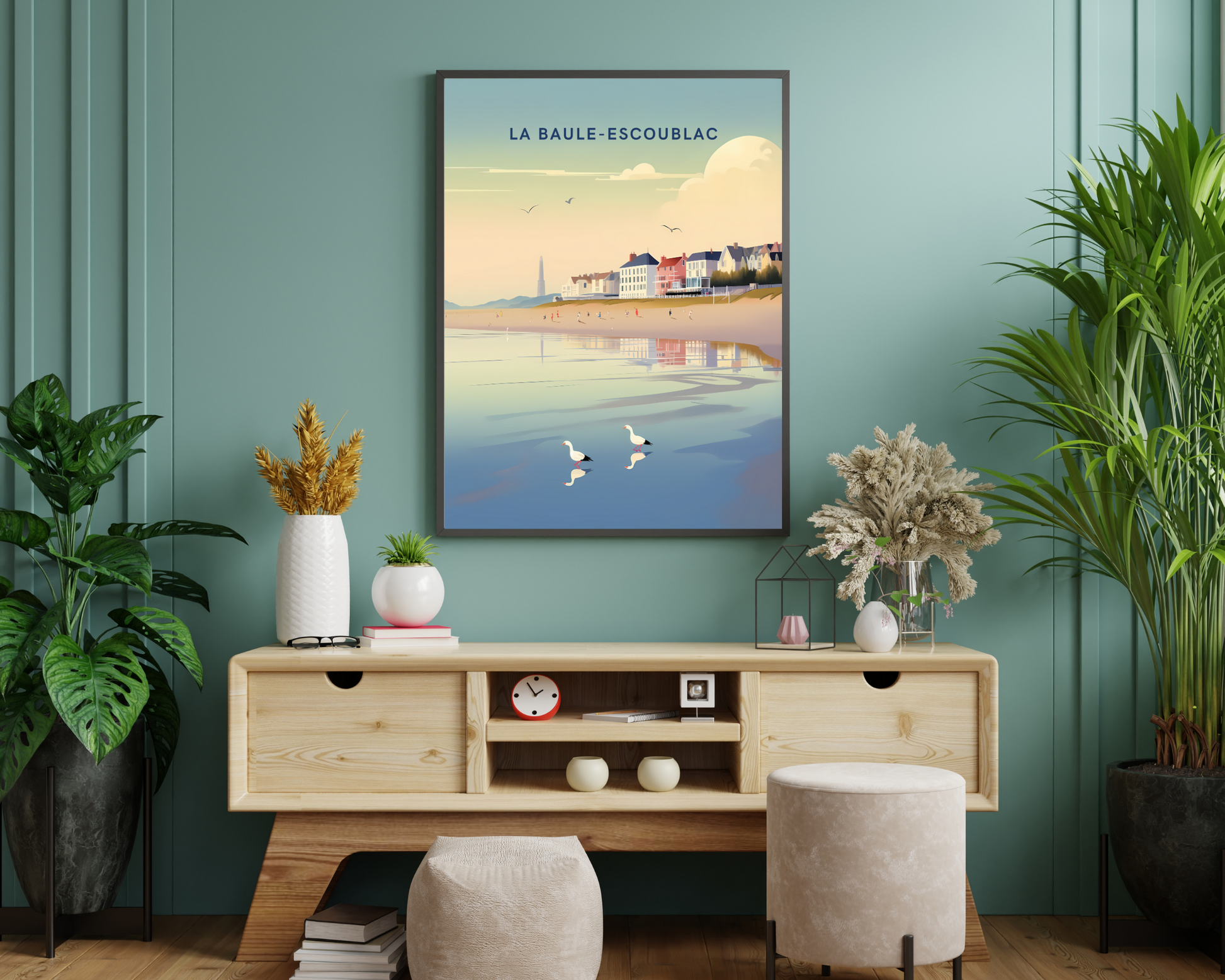 La Baule-Escoublac France Travel Poster Print - Pitchers Design