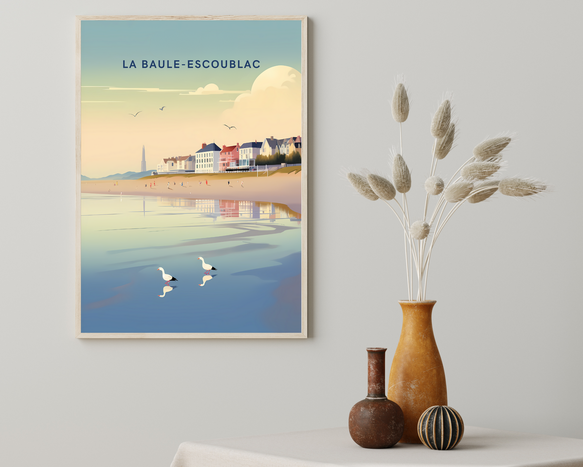 La Baule-Escoublac France Travel Poster Print - Pitchers Design