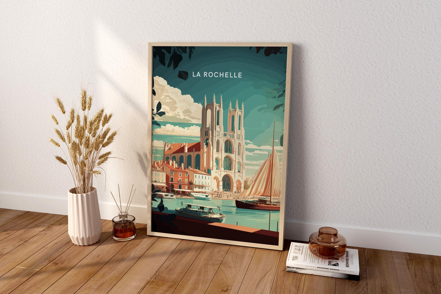 La Rochelle France Travel Print Poster