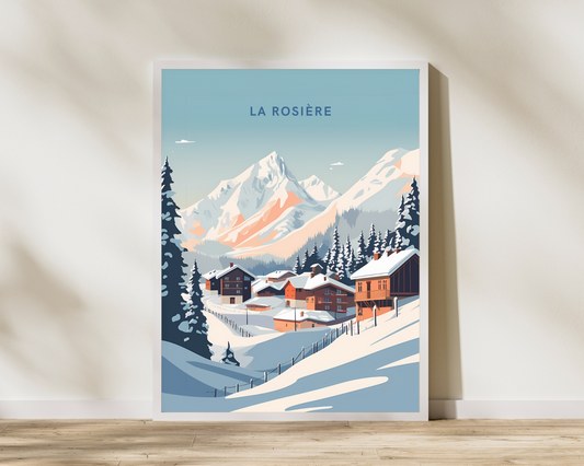 La Rosière France Travel Poster Print - Pitchers Design