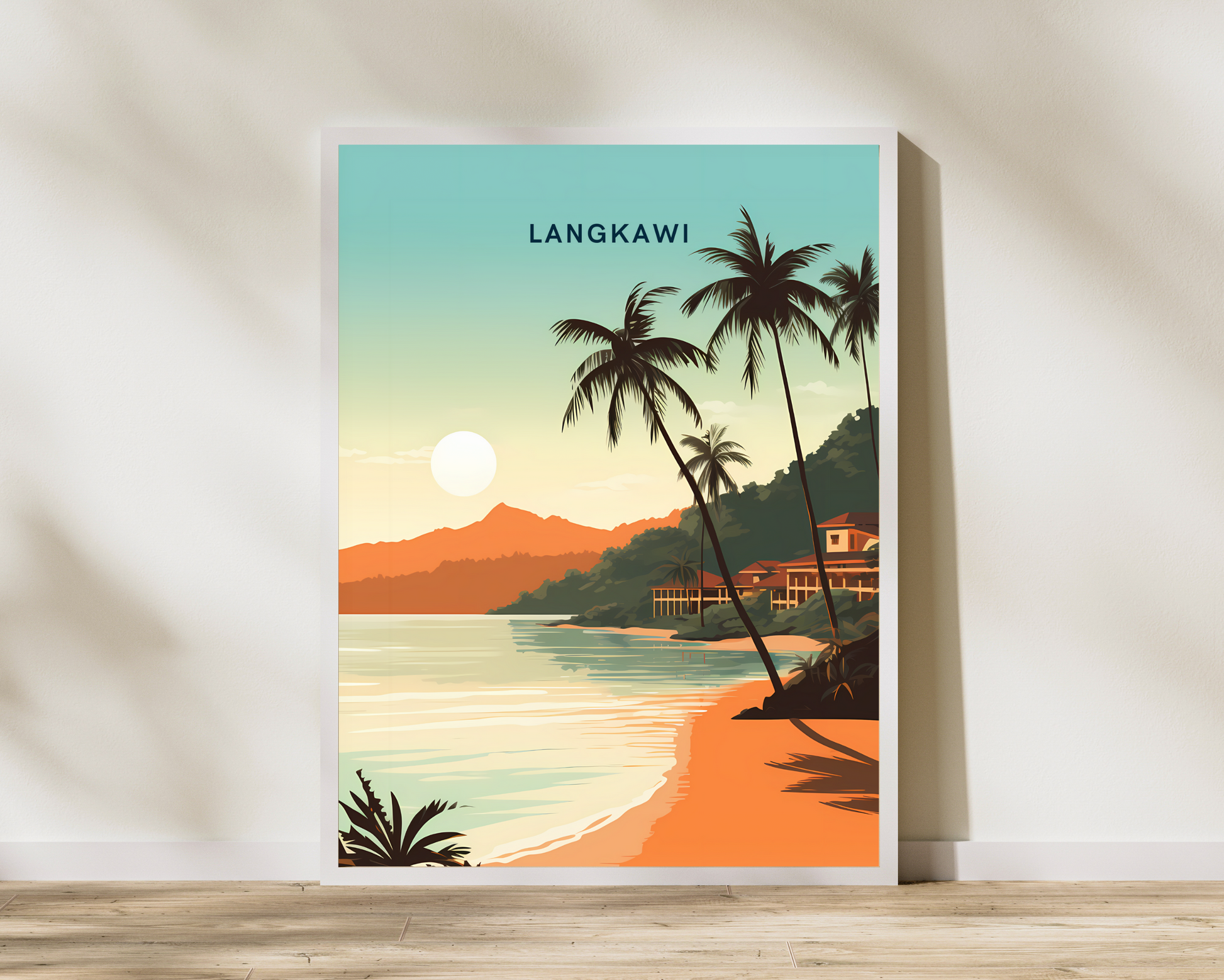 Langkawi Malaysia Travel Poster Print - Pitchers Design