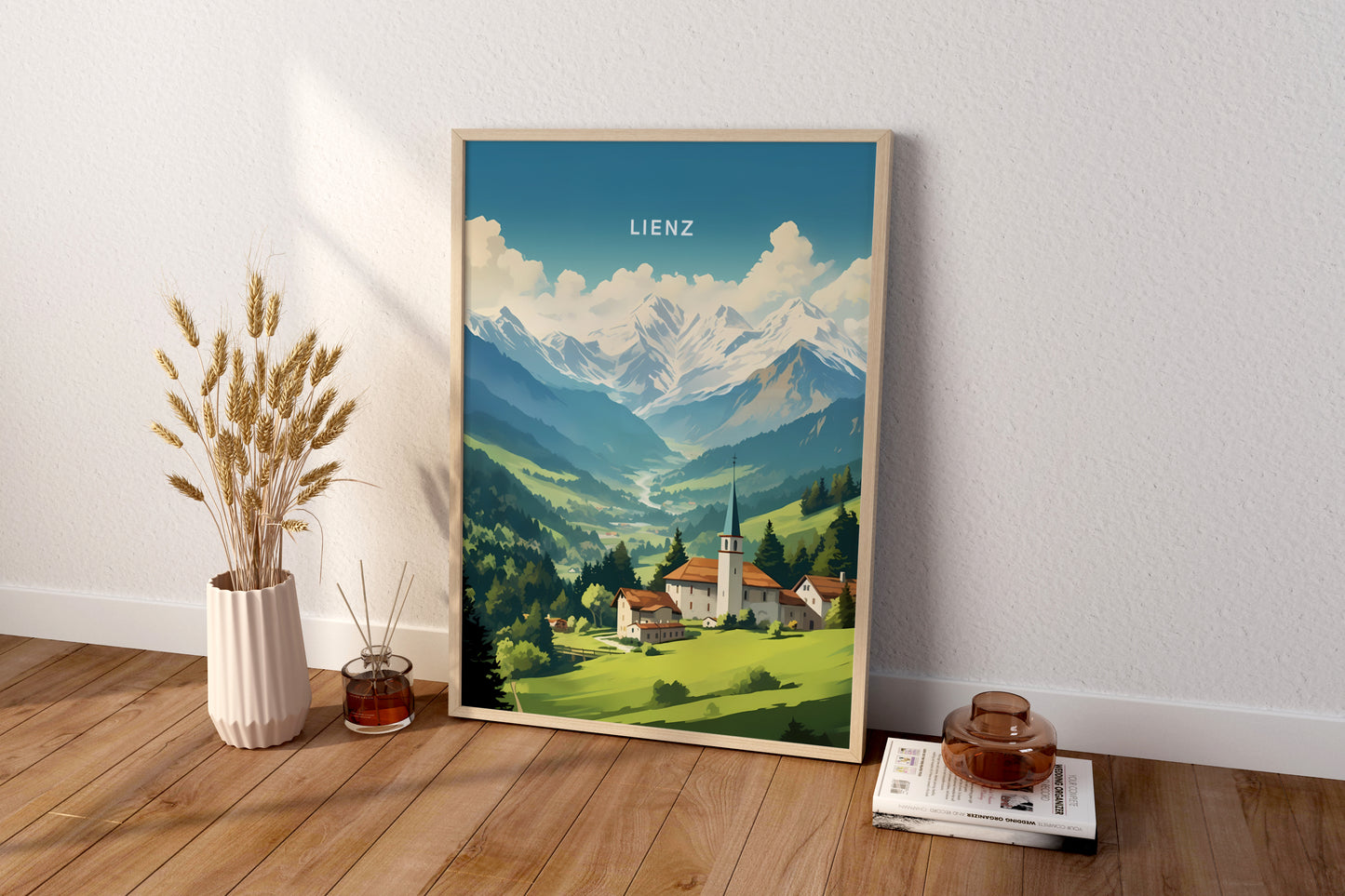 Lienz Austria Travel Print Poster - Pitchers Design