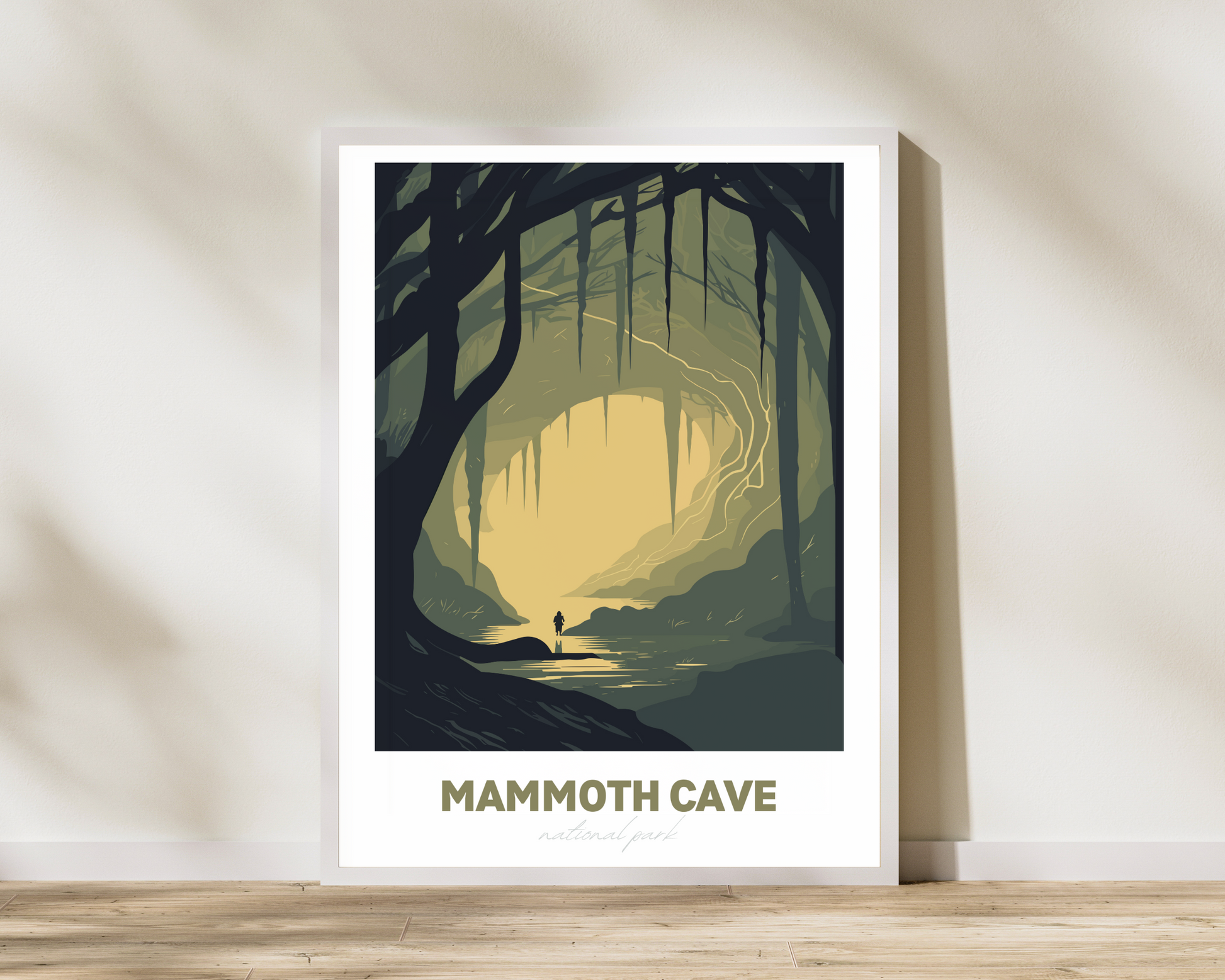 Mammoth Cave National Park Travel Poster Print - Pitchers Design