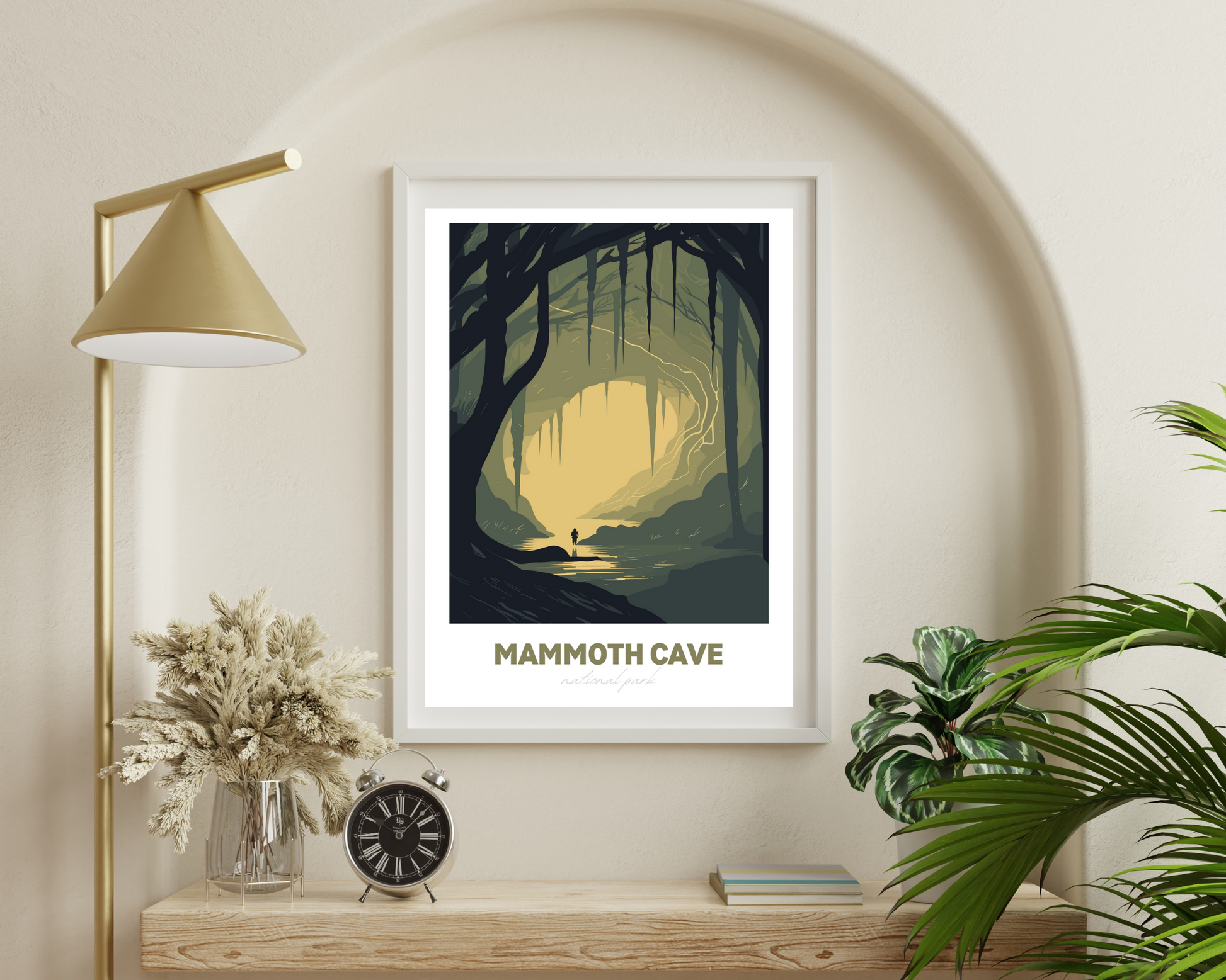 Mammoth Cave National Park Travel Poster Print - Pitchers Design