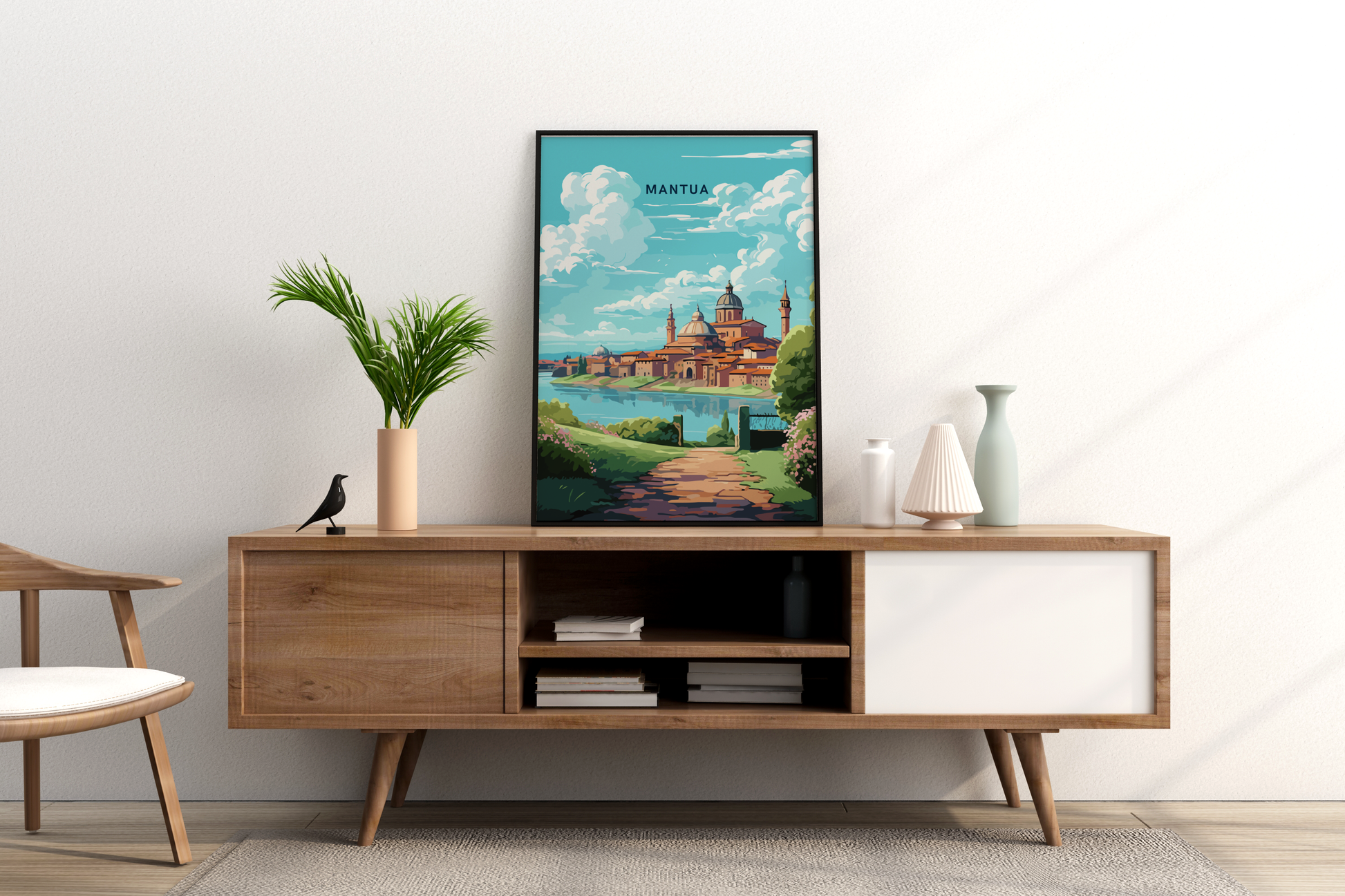 Mantua Italy Travel Print Poster - Pitchers Design