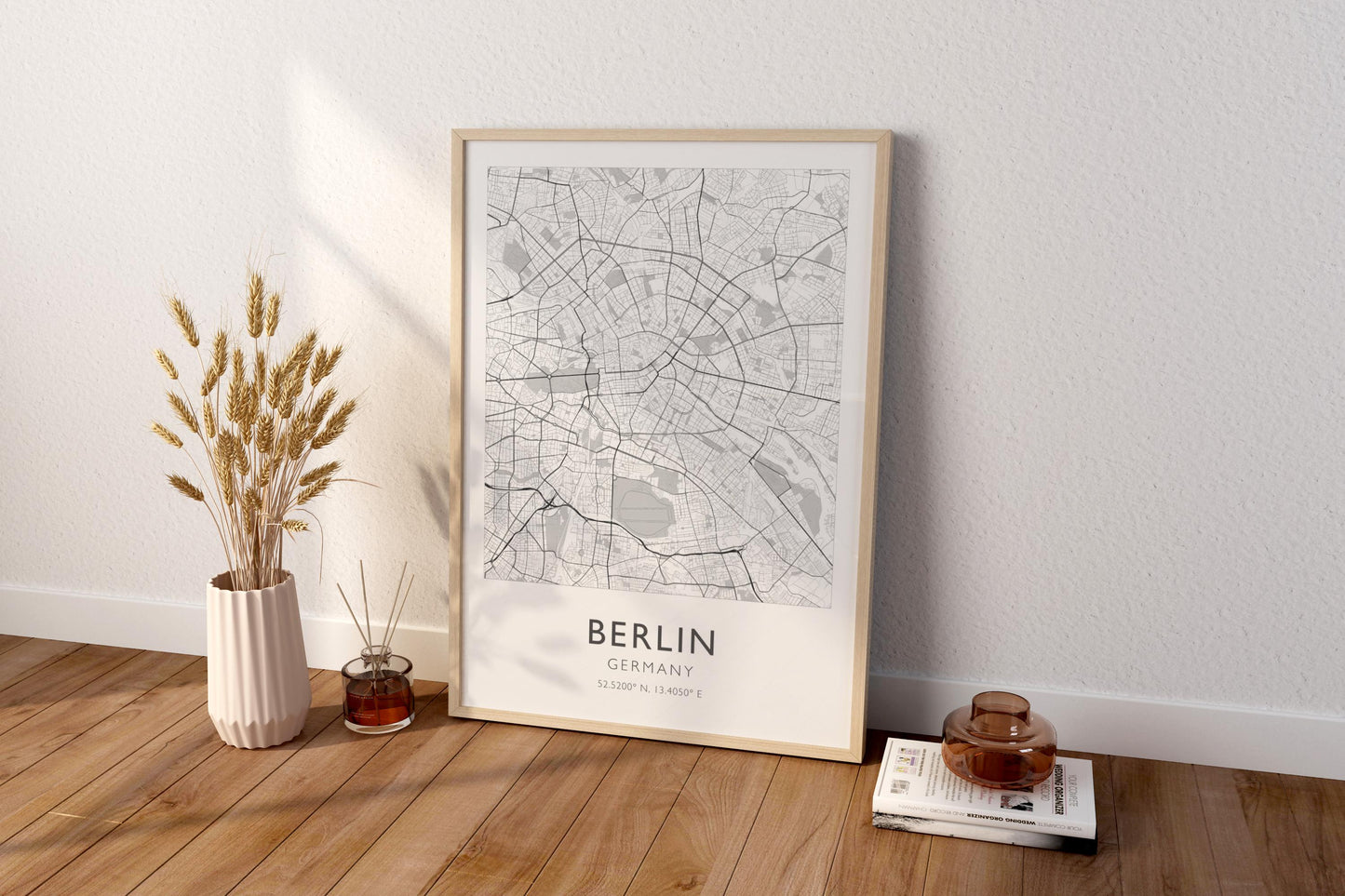 Berlin Germany City Map Print Poster