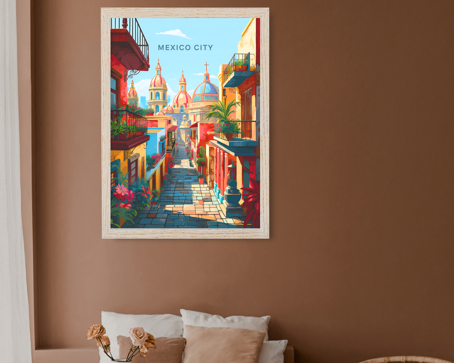 Mexico Travel Poster Print - Pitchers Design