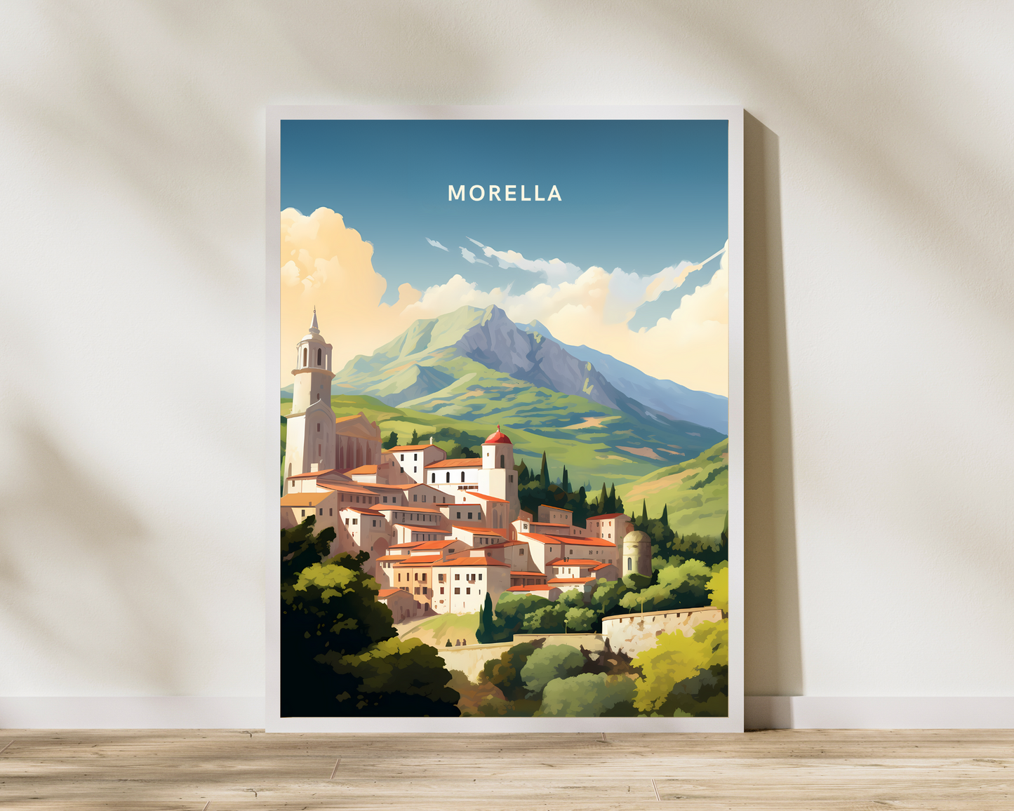 Morella Spain Travel Poster Print - Pitchers Design