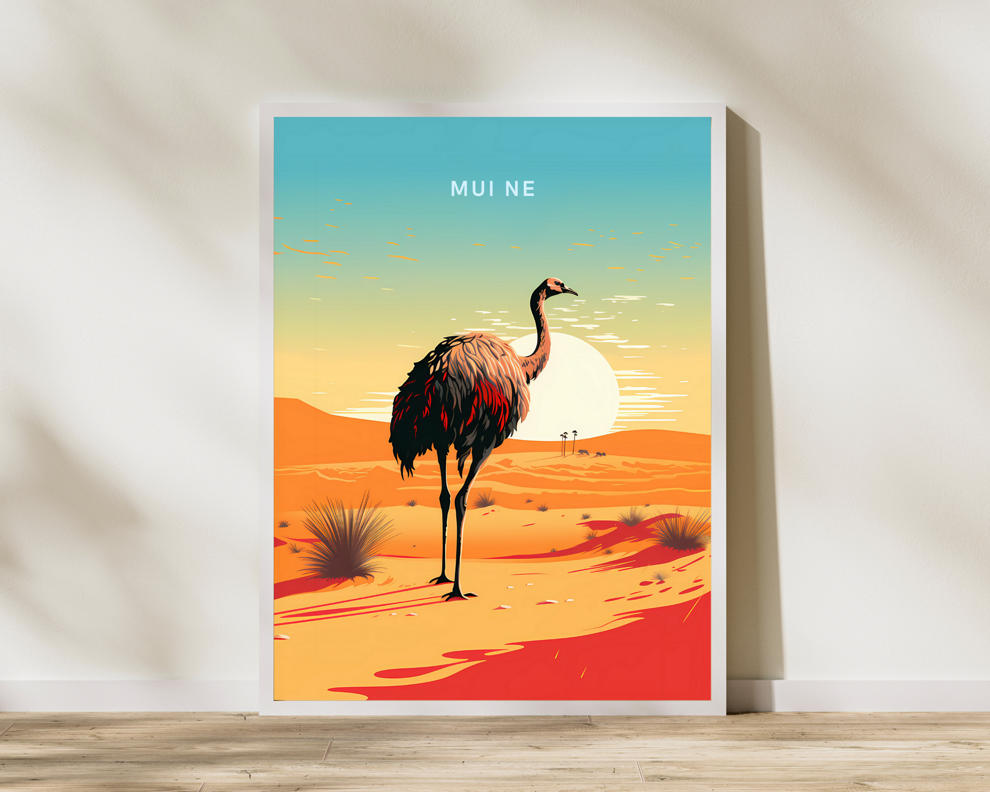 Mui Ne Vietnam Travel Poster Print - Pitchers Design