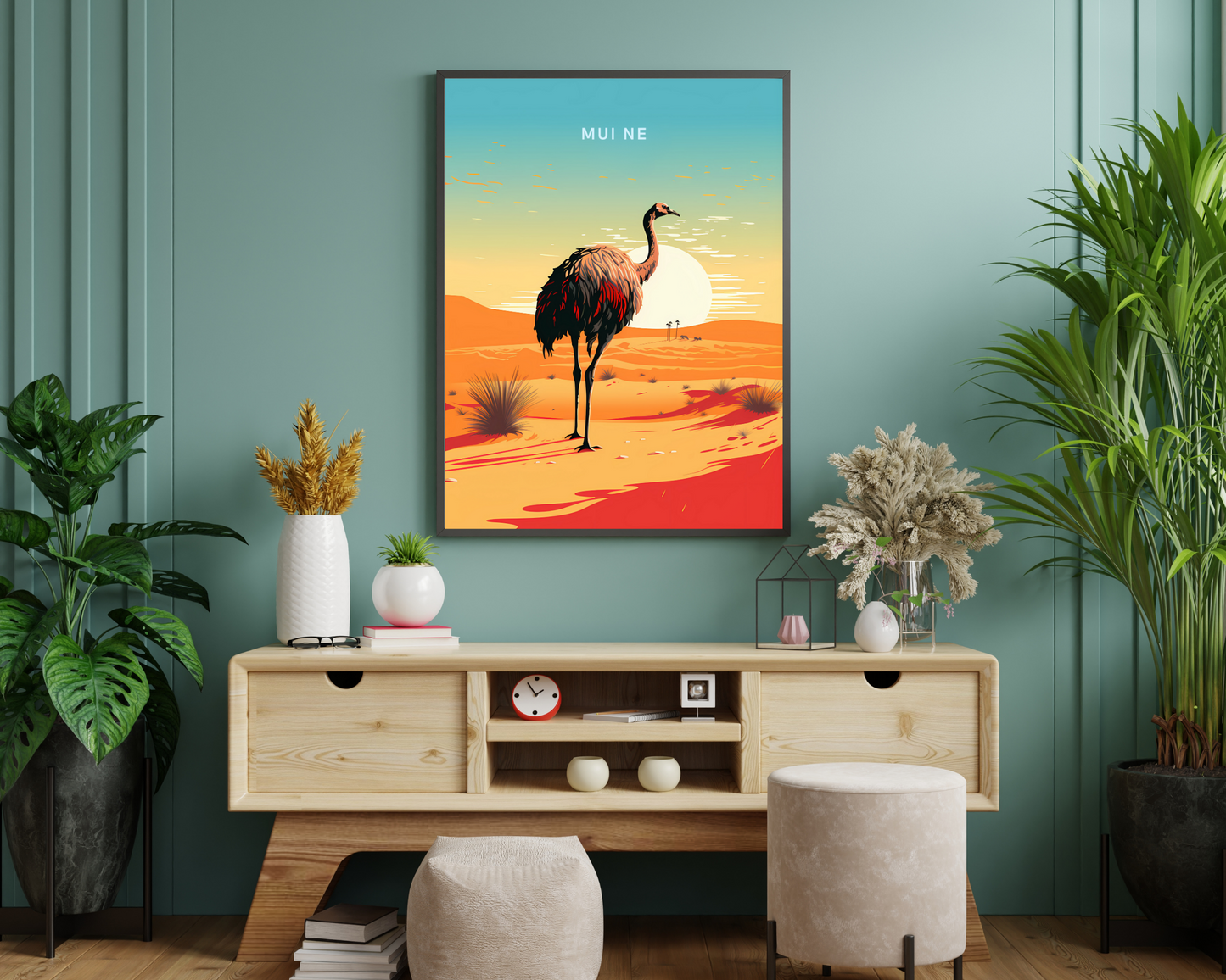 Mui Ne Vietnam Travel Poster Print - Pitchers Design