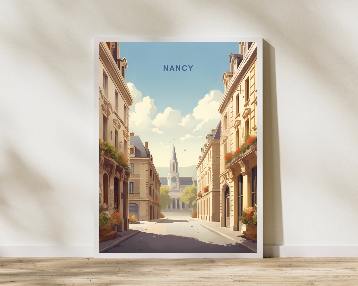 Nancy France Travel Poster Print - Pitchers Design