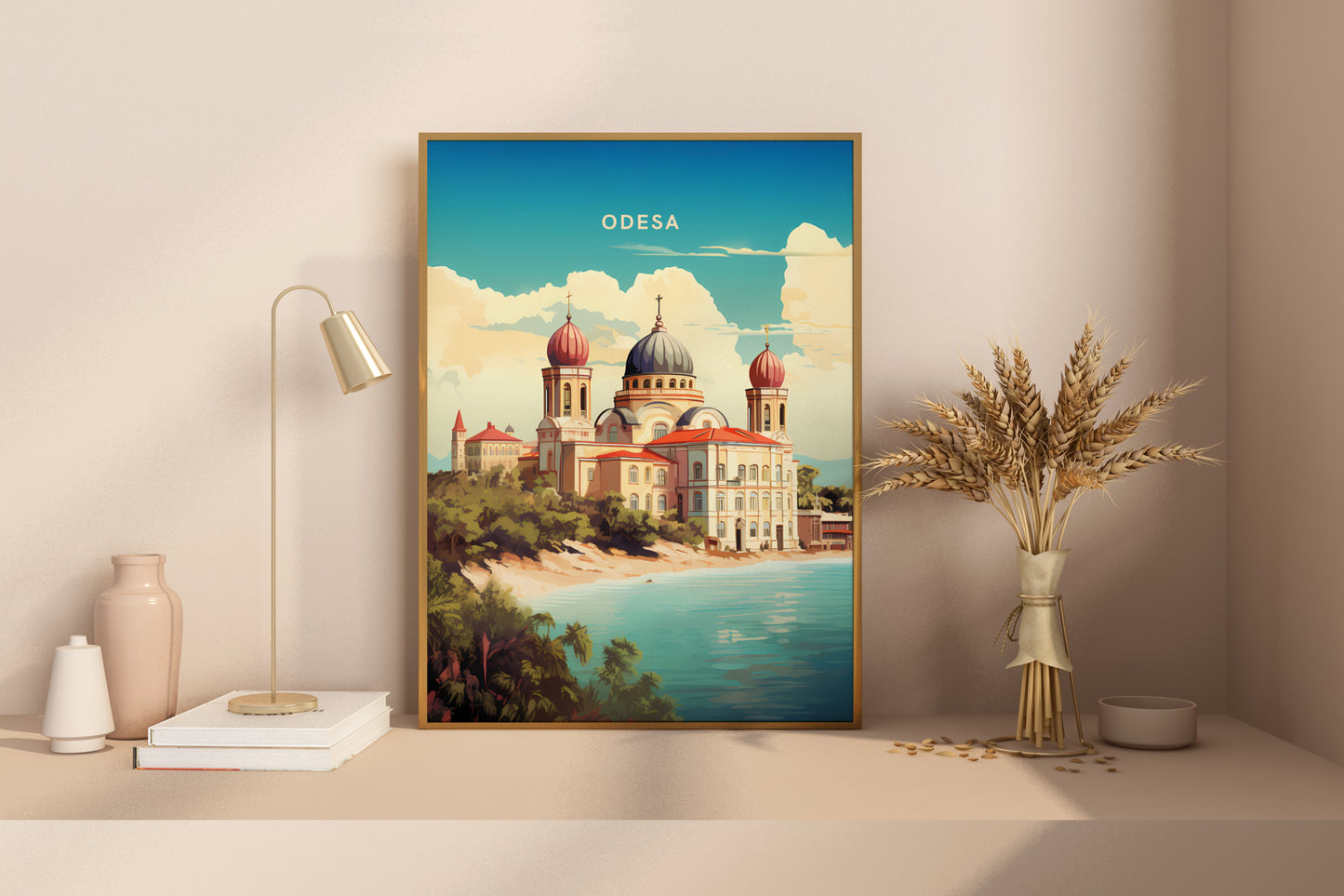 Odesa Ukraine Travel Print Poster - Pitchers Design